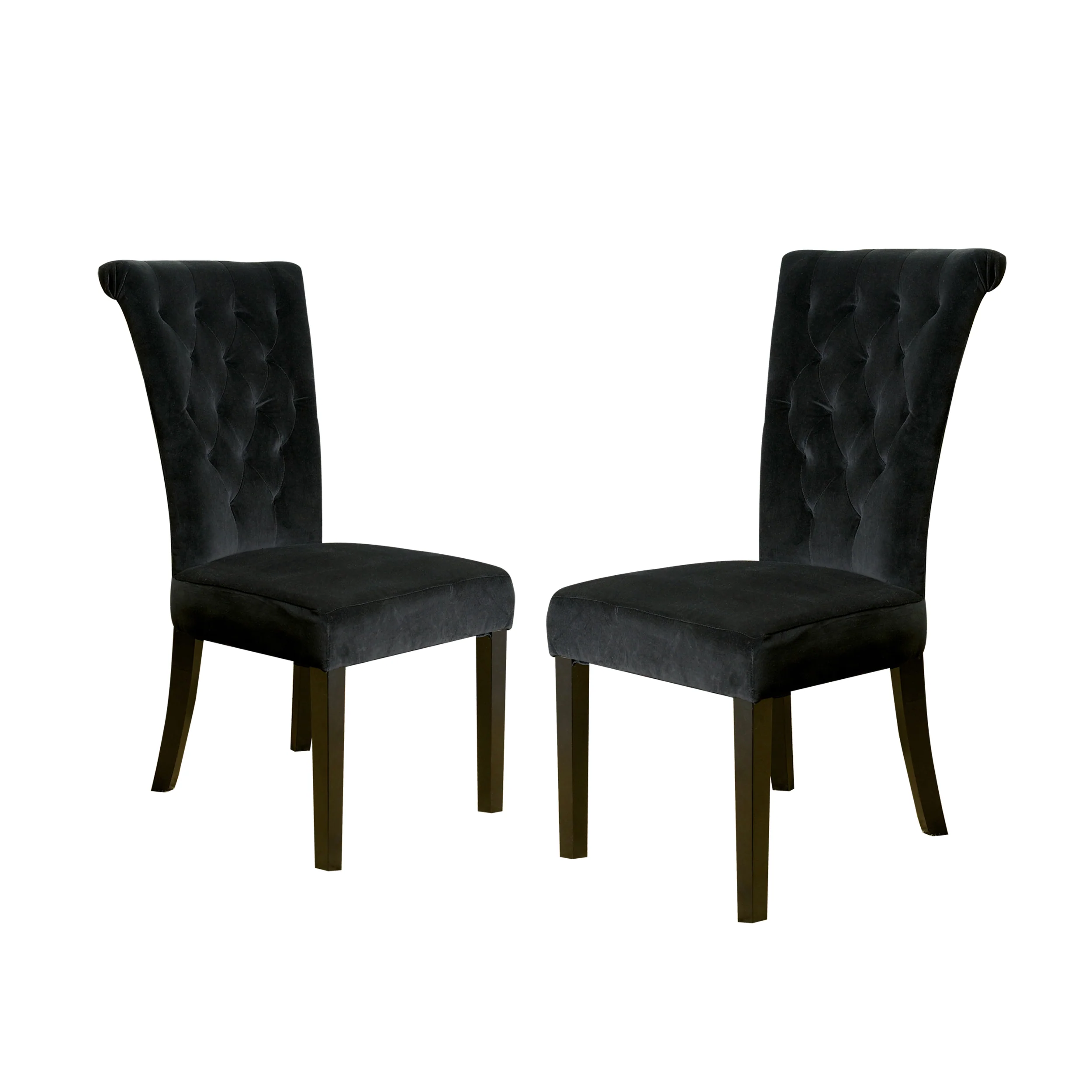 Venus Tufted New Velvet Dining Chair - Set of 2 - furnishings