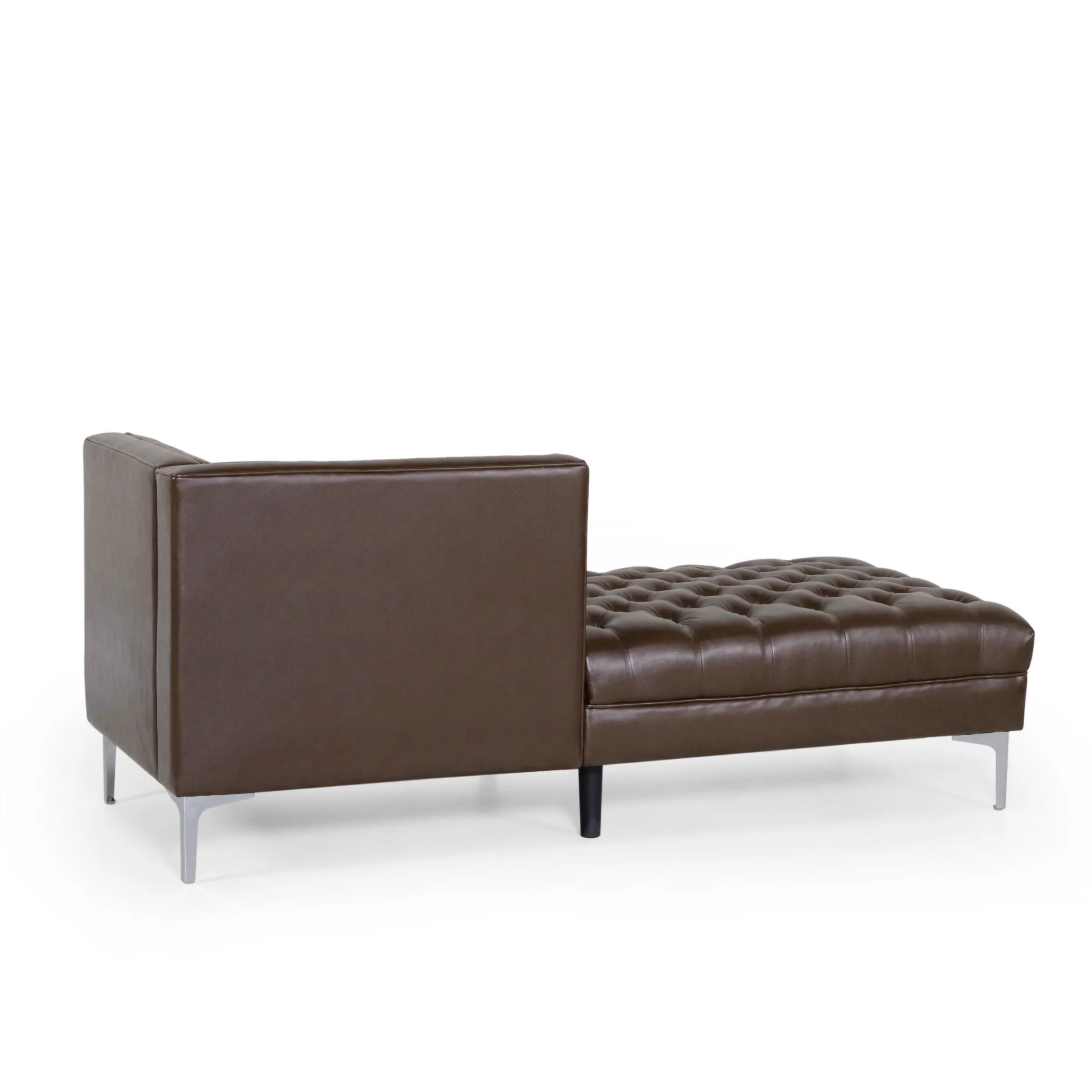 Bluffton Contemporary Tufted One Armed Chaise Lounge - furnishings