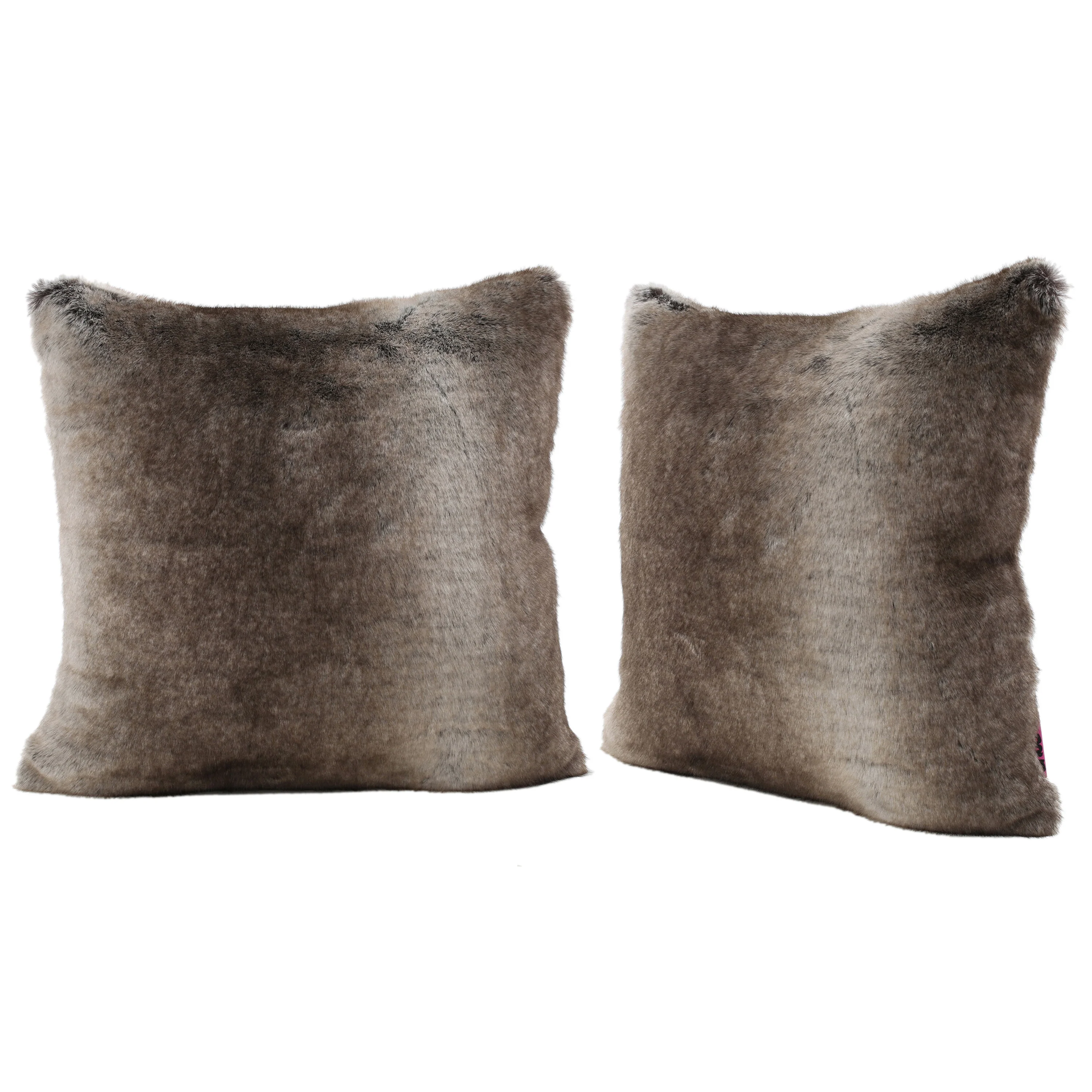 Ellison Modern Glam Faux Fur Throw Pillow - furnishings