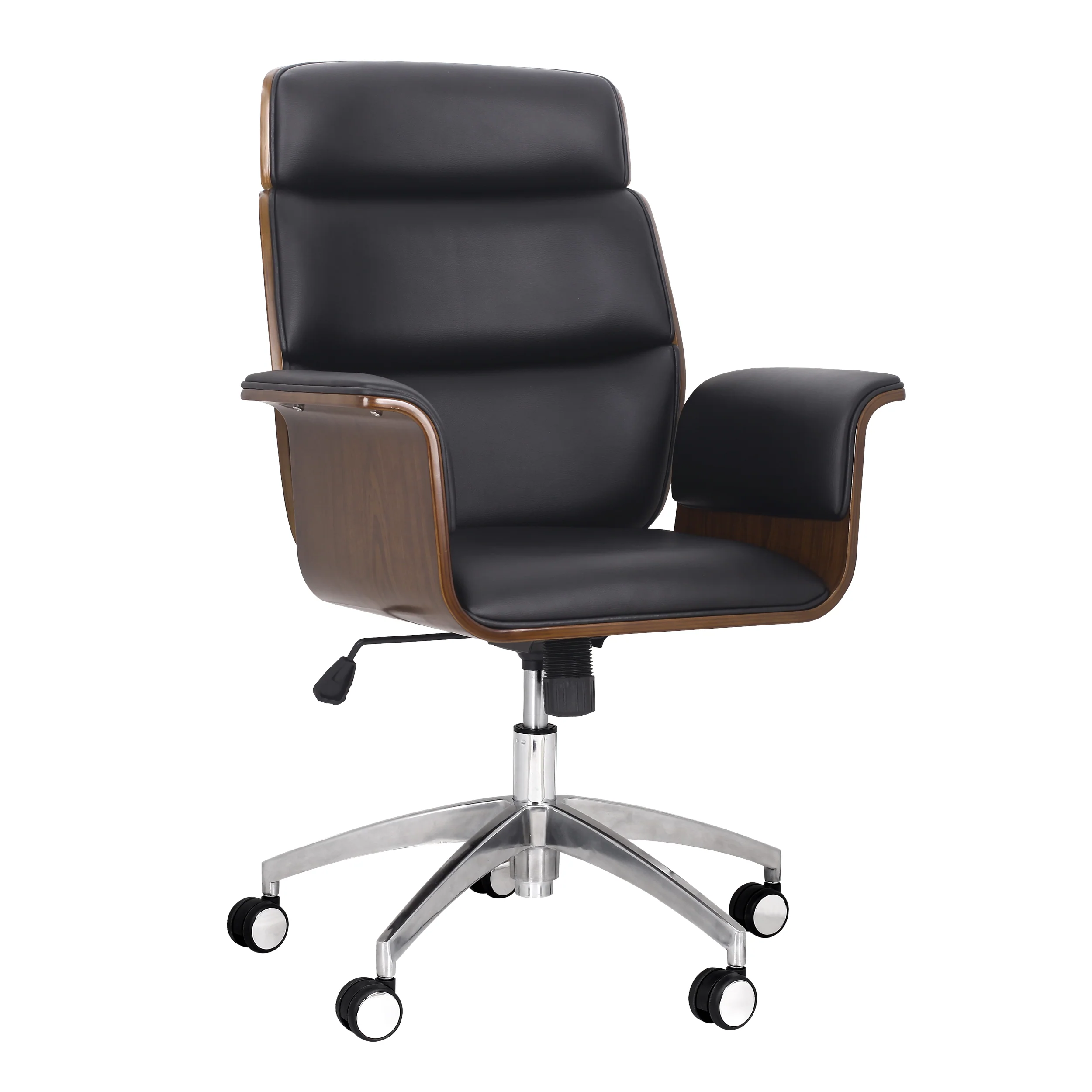 Aleigha Mid-Century Modern Swivel Office Chair - furnishings