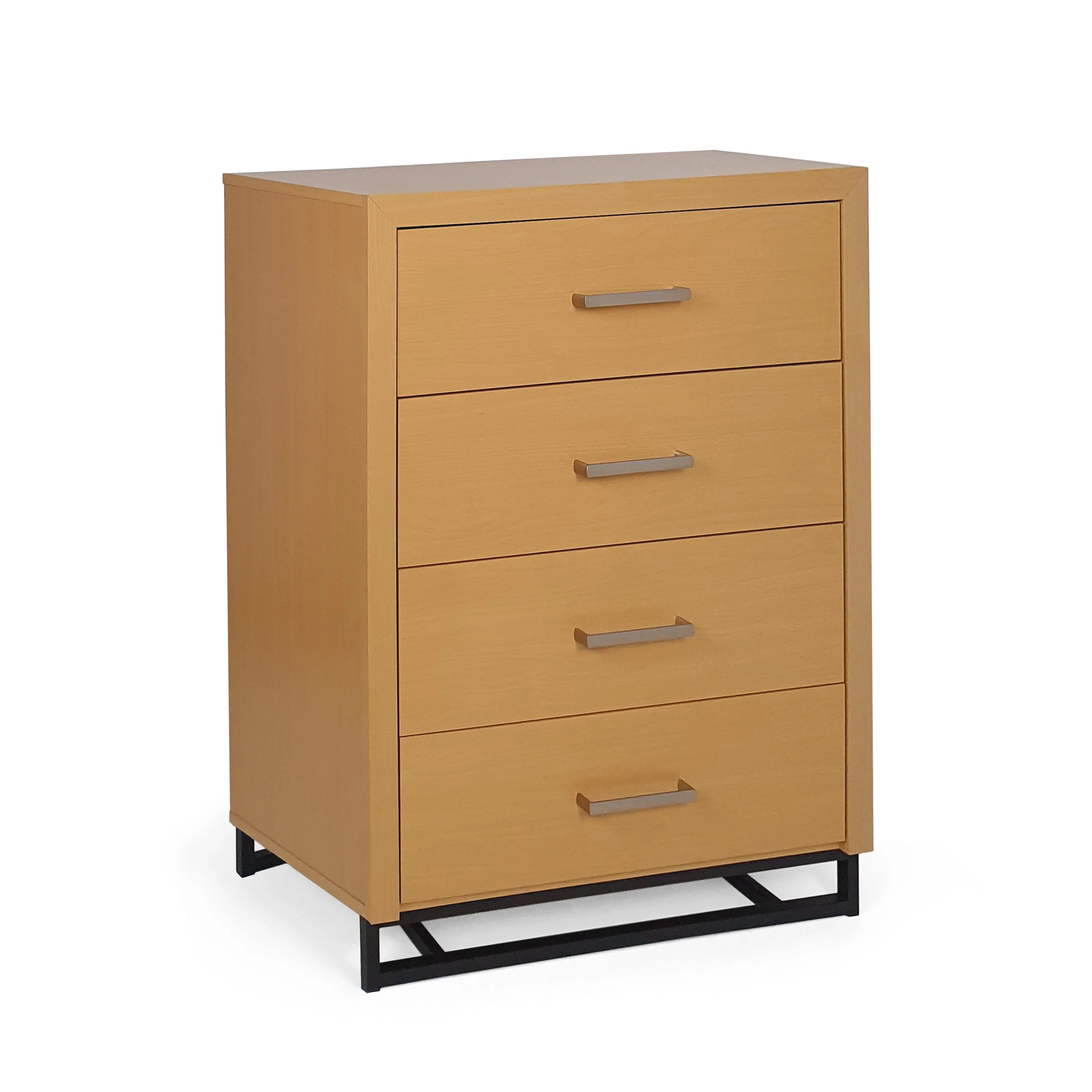 Borah Contemporary Faux Wood 4 Drawer Dresser - furnishings