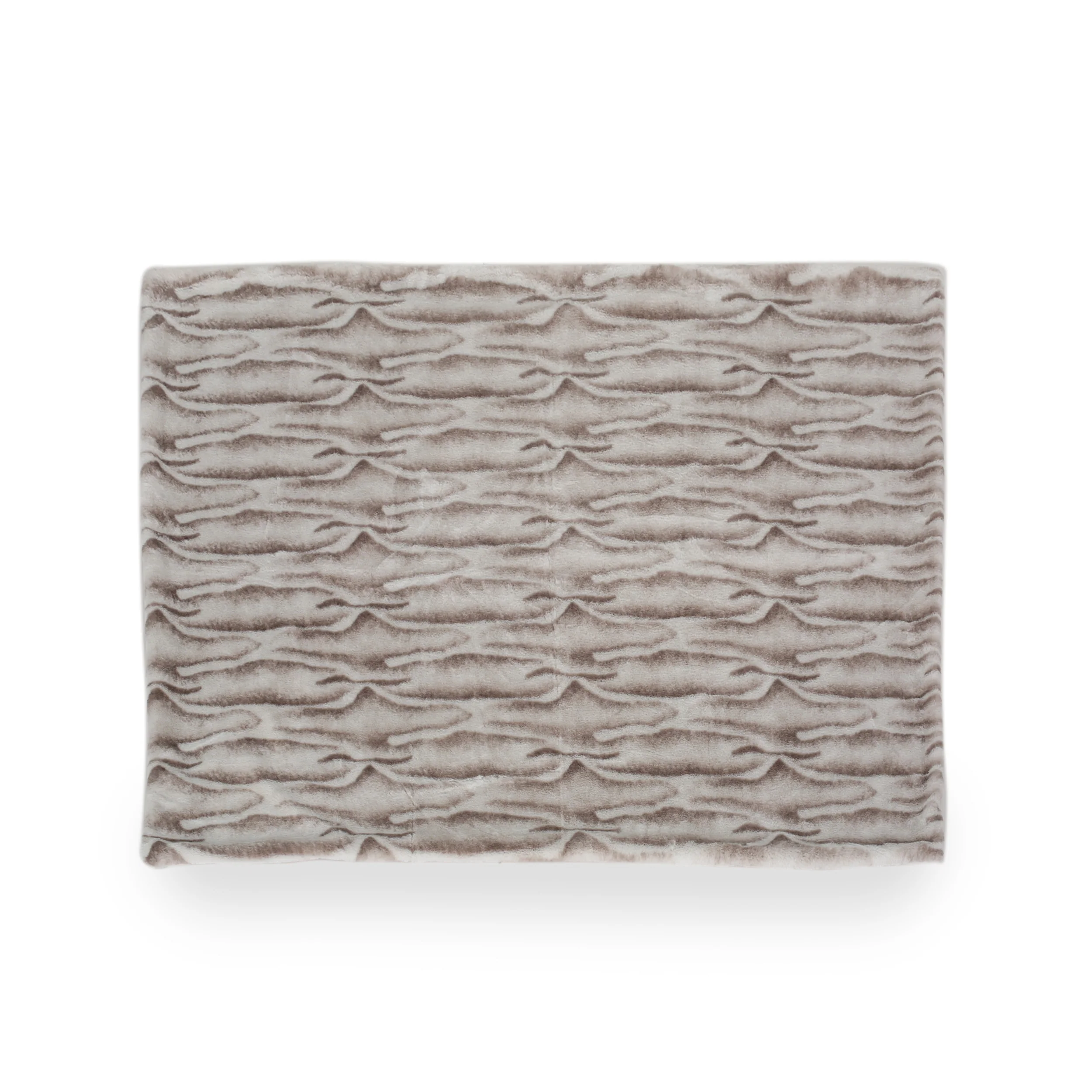 Louise Glam Fuzzy Fabric Throw Blanket - furnishings
