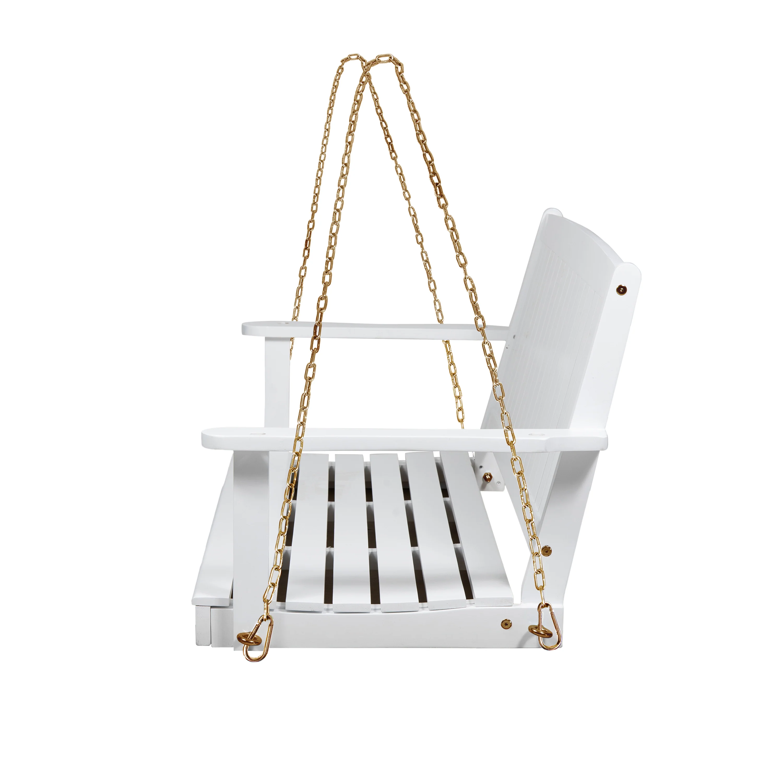 Caspian Outdoor Acacia Wood Porch Swing - furnishings