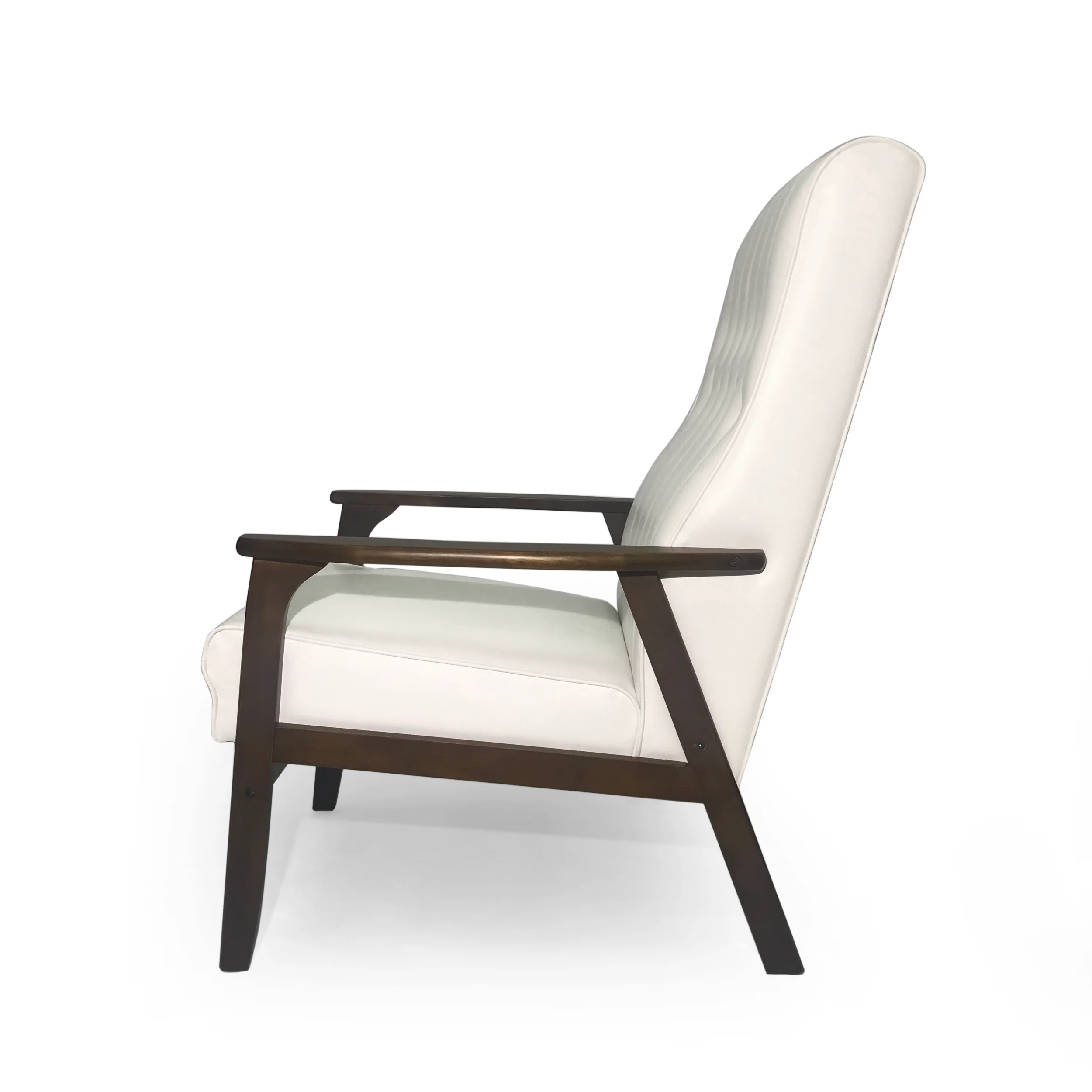 Katharine Mid-Century Faux Leather Modern Accent Chair - furnishings