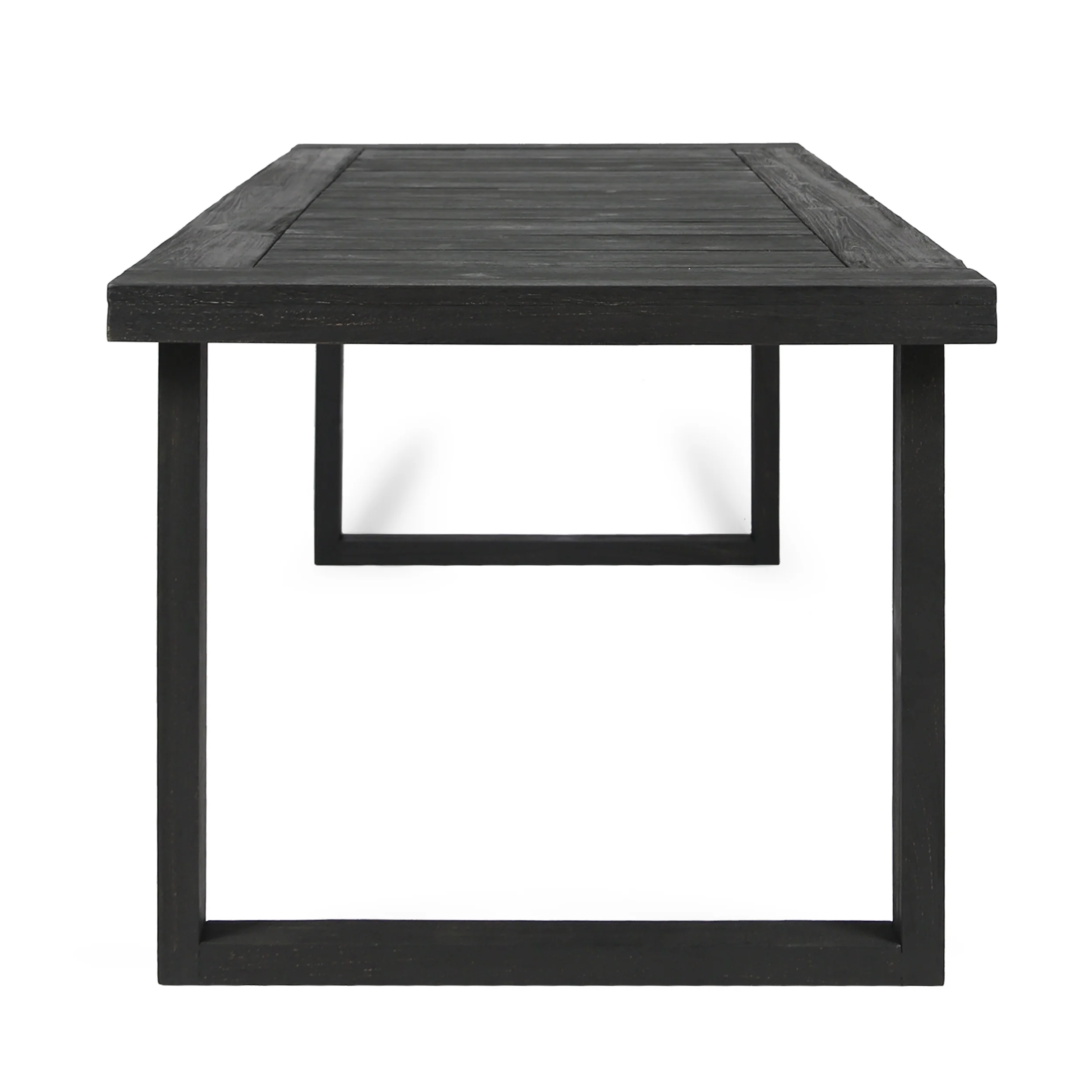 Doris Outdoor 6-Seater Acacia Wood Dining Set with Wicker Chairs - furnishings