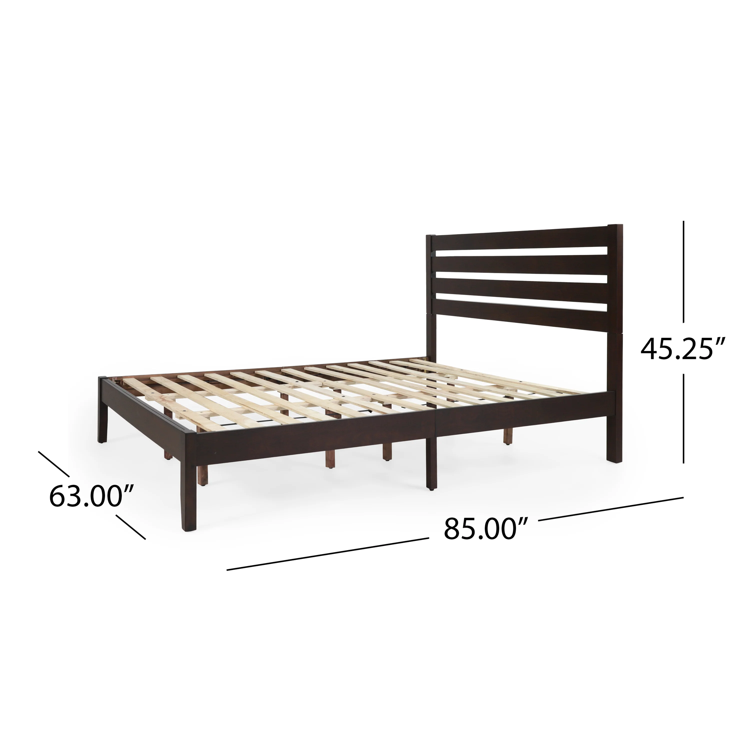 Kenley Queen Size Bed with Headboard - furnishings