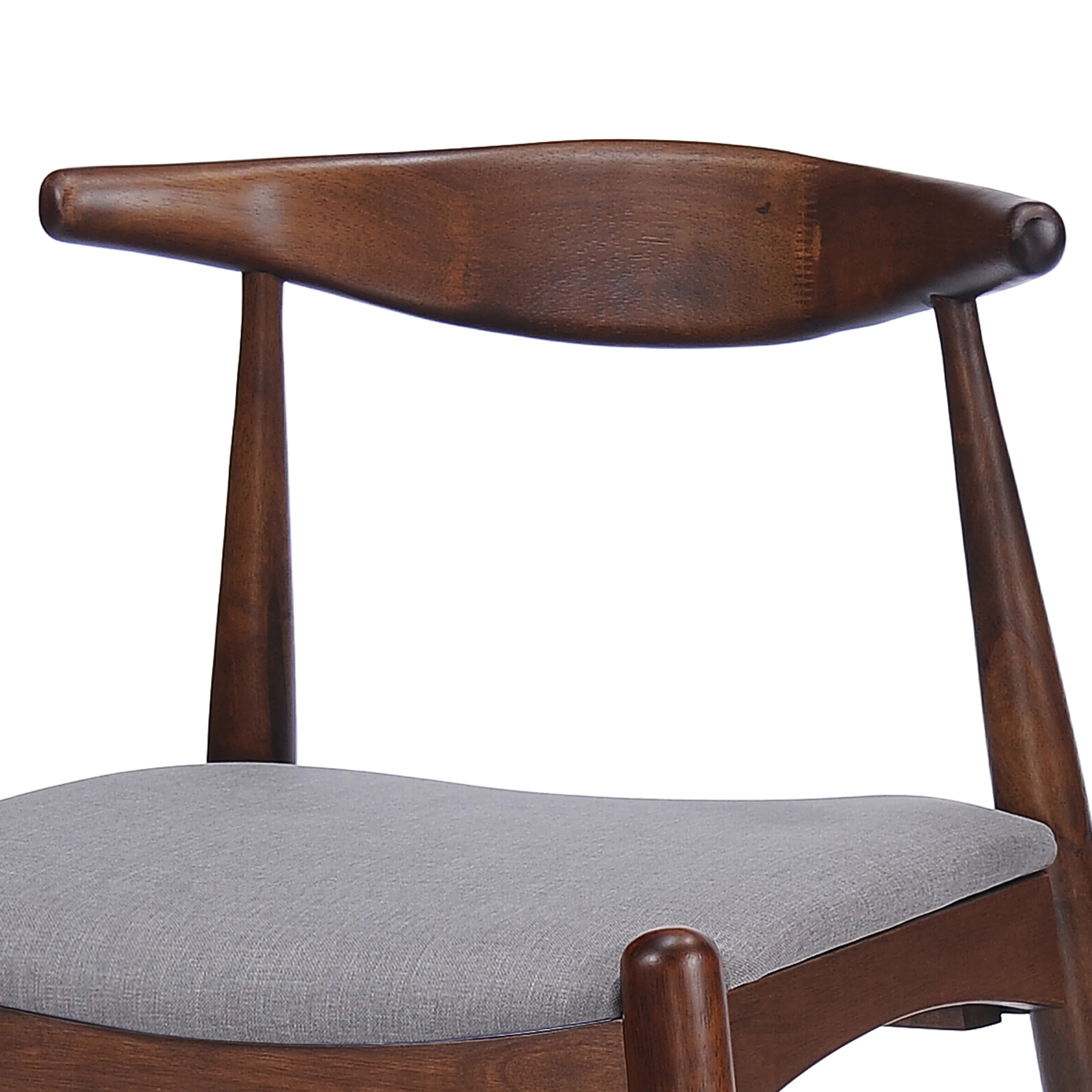 Francaise Mid-Century Walnut Finish 5 Piece Dining Set - furnishings