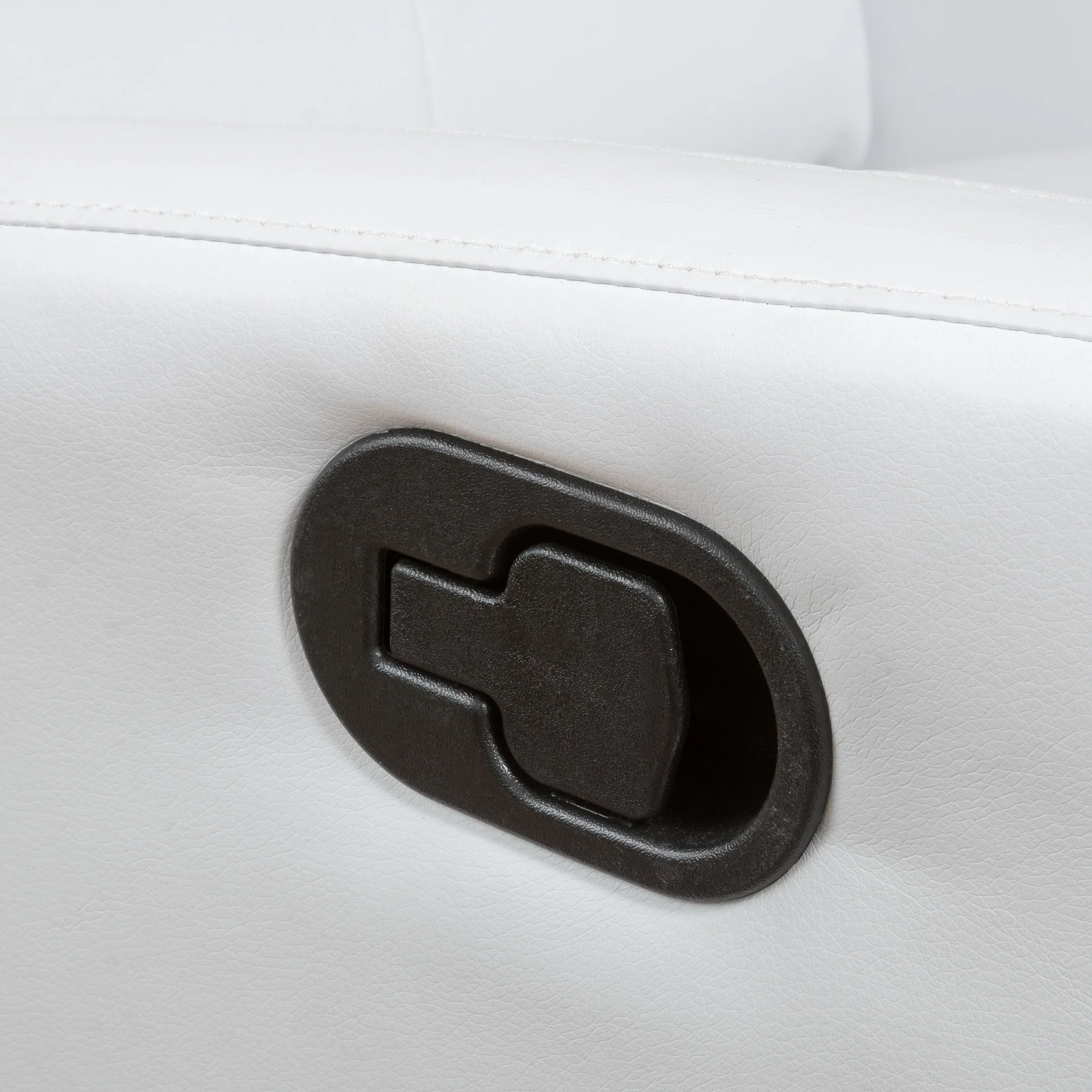 Teyana Contemporary Pillow Top Leather Recliner - furnishings
