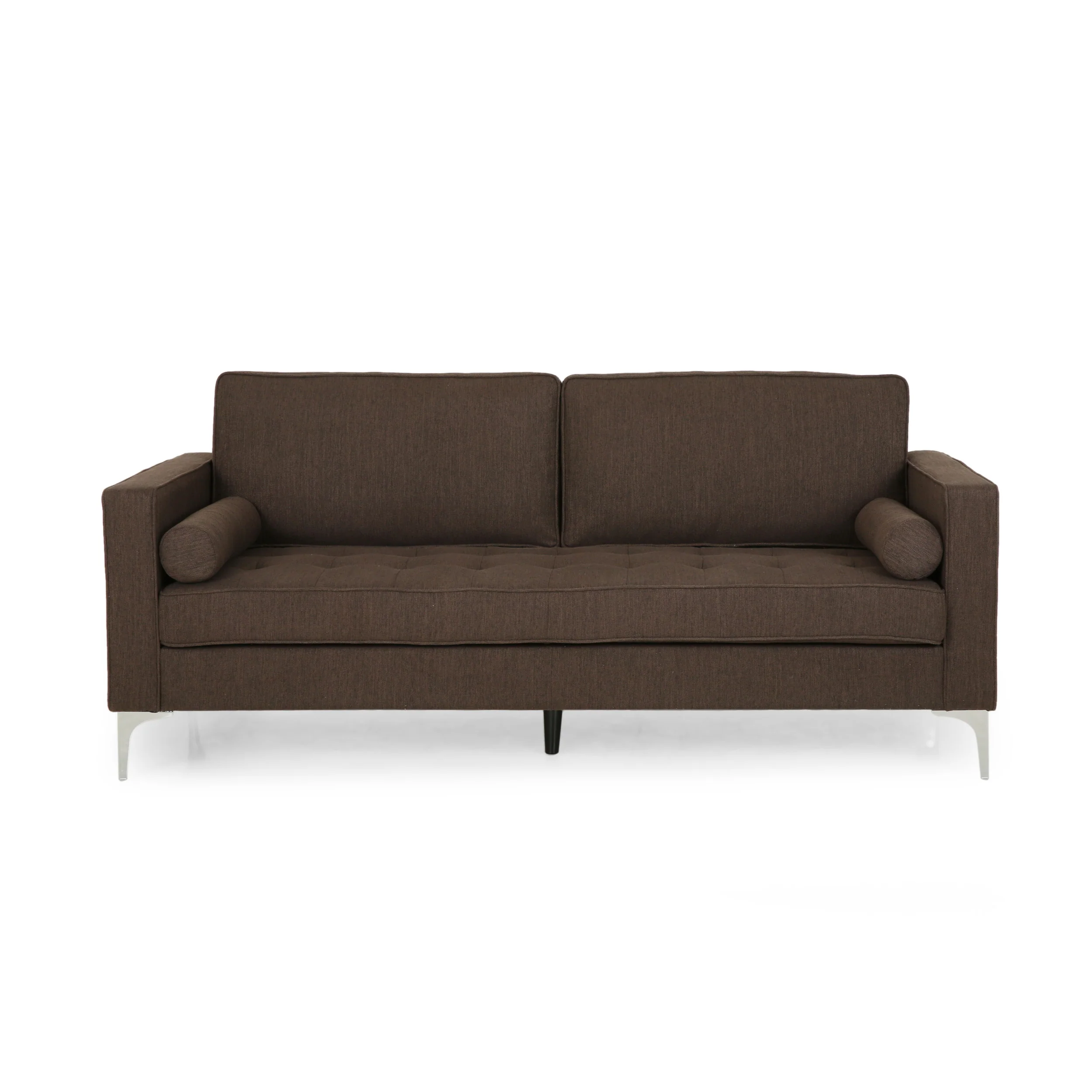 Divith Contemporary Tufted Fabric 3 Seater Sofa - furnishings