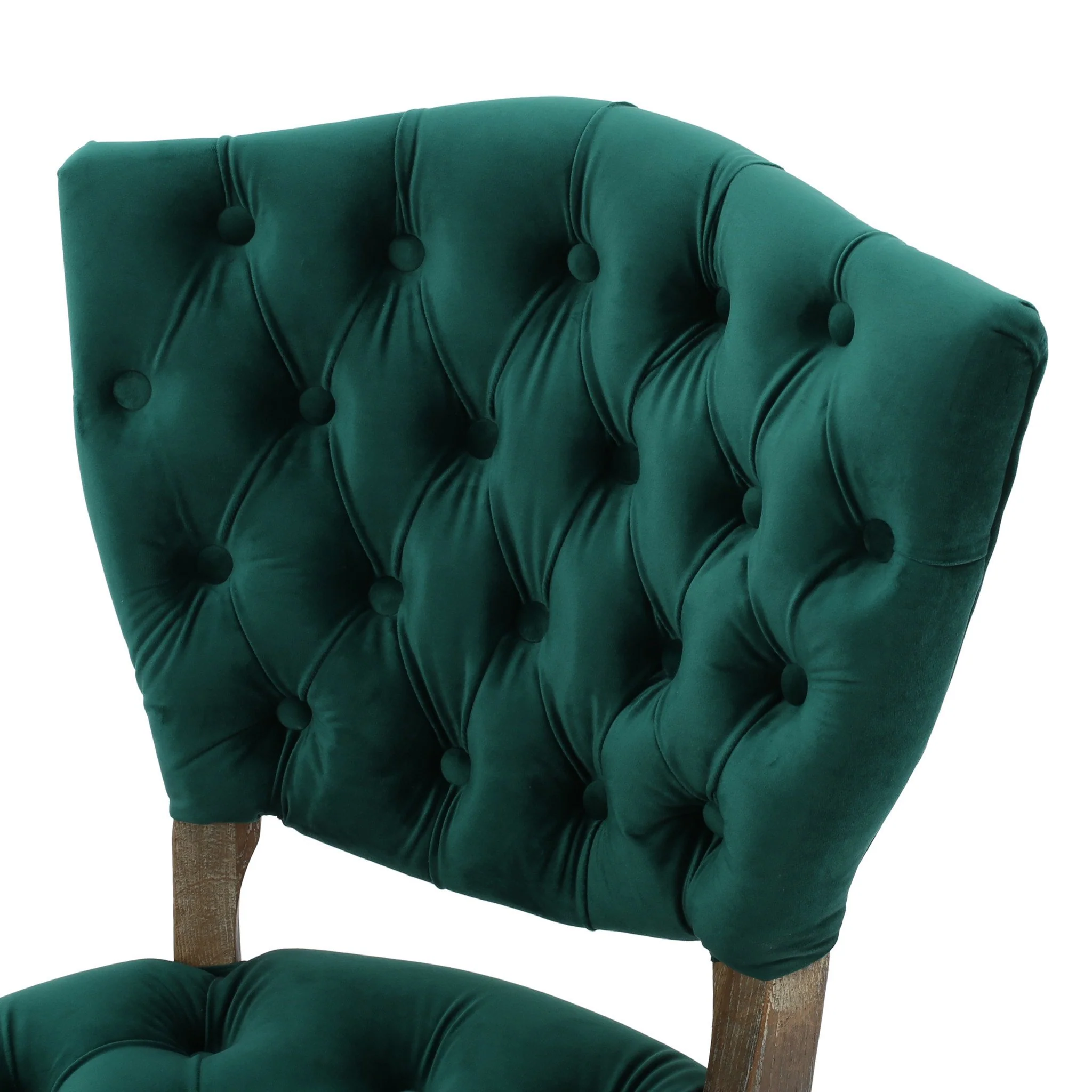 Duke Tufted Velvet Dining Chair (set of 2) - furnishings
