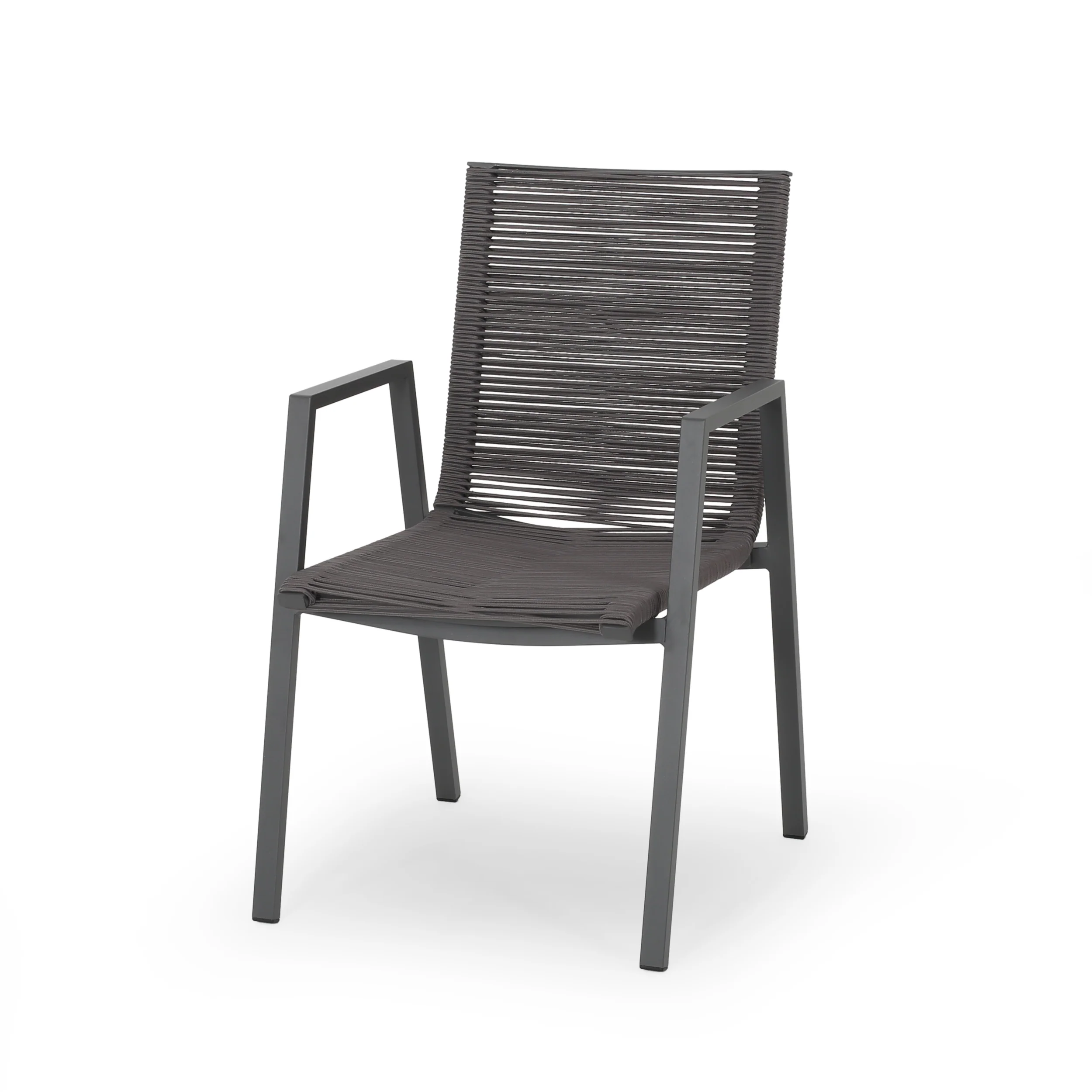 Aisaiah Outdoor Modern 6 Seater Dining Set - furnishings