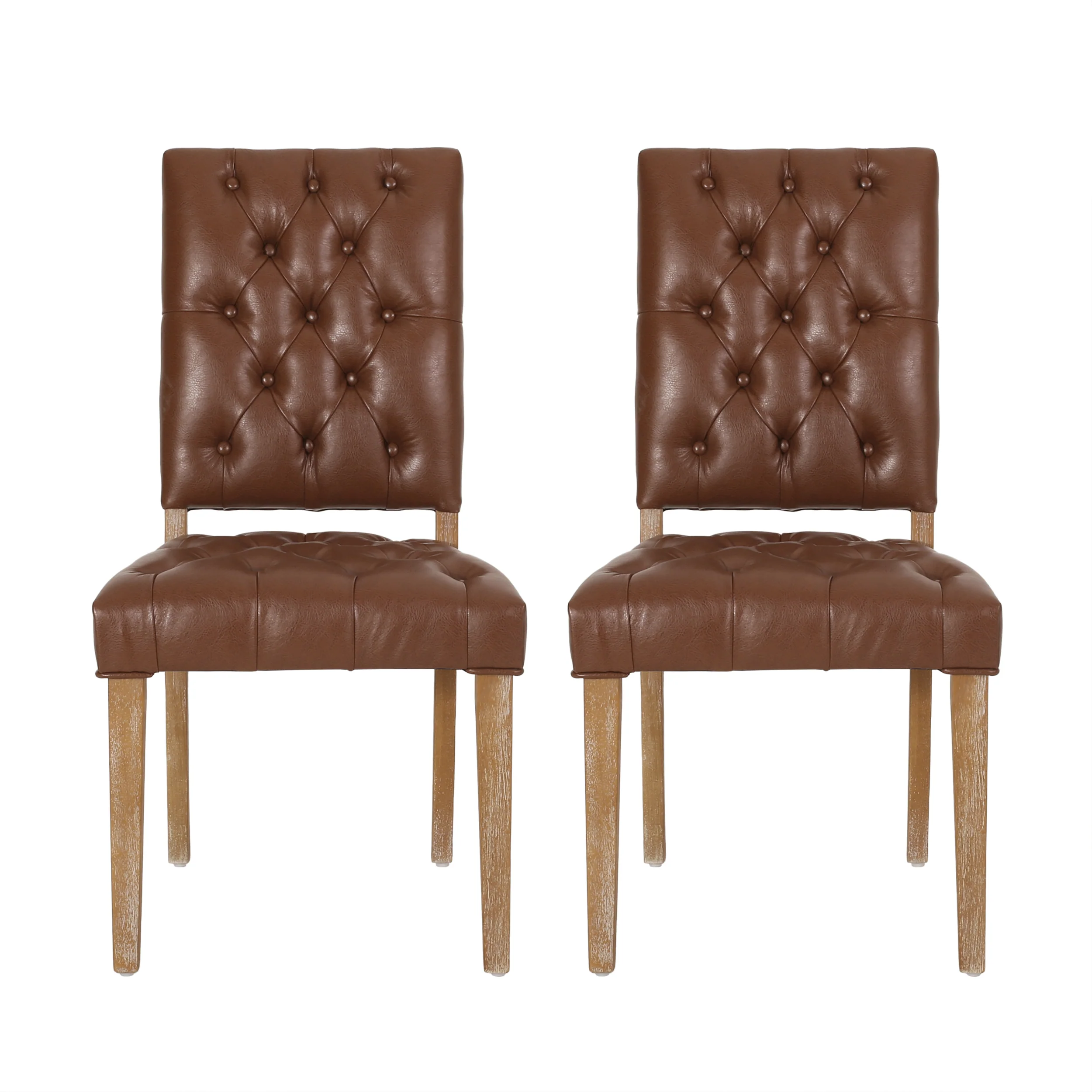 Welby Contemporary Tufted Dining Chairs, Set of 2 - furnishings