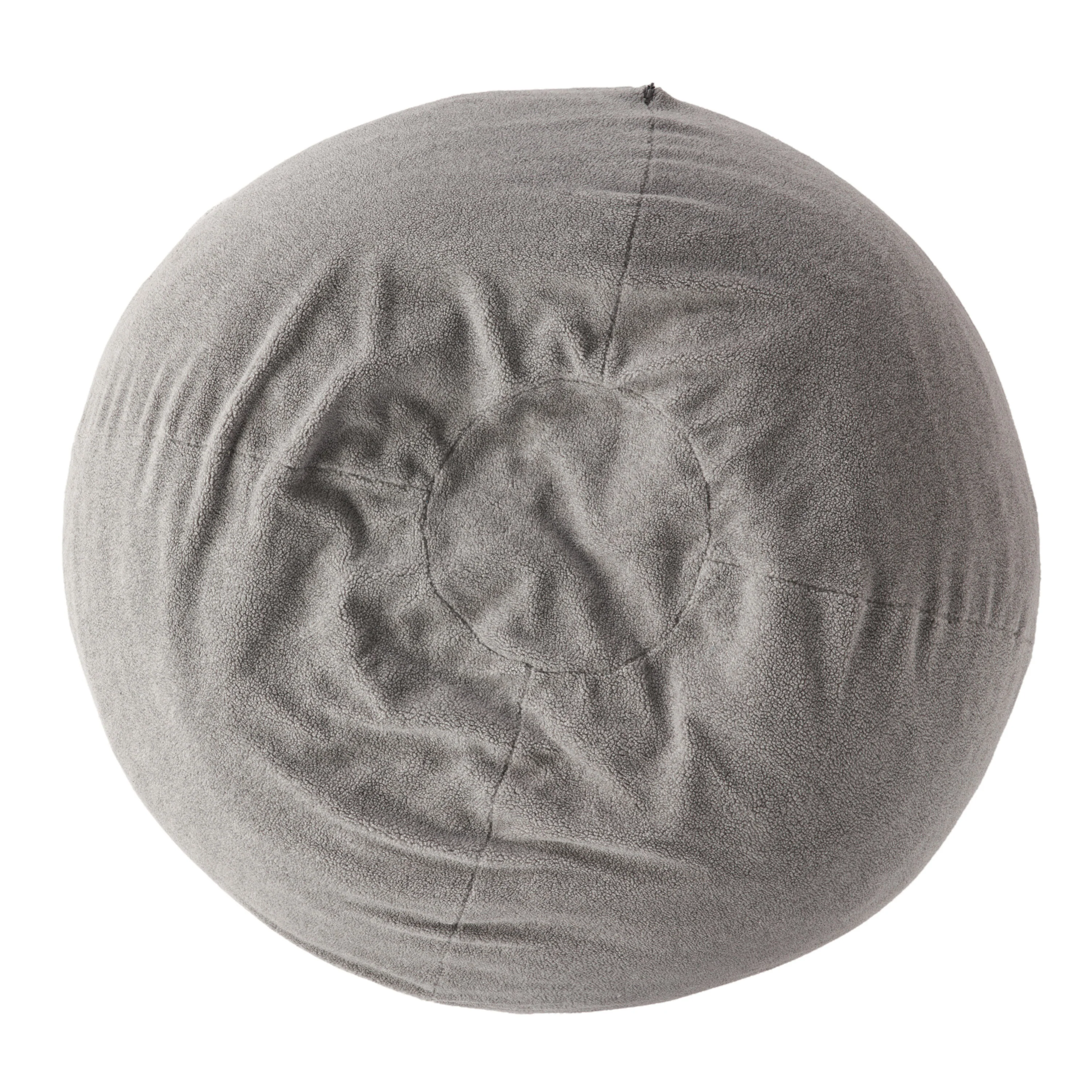 Achille Modern Shearling 5 Foot Bean Bag - furnishings