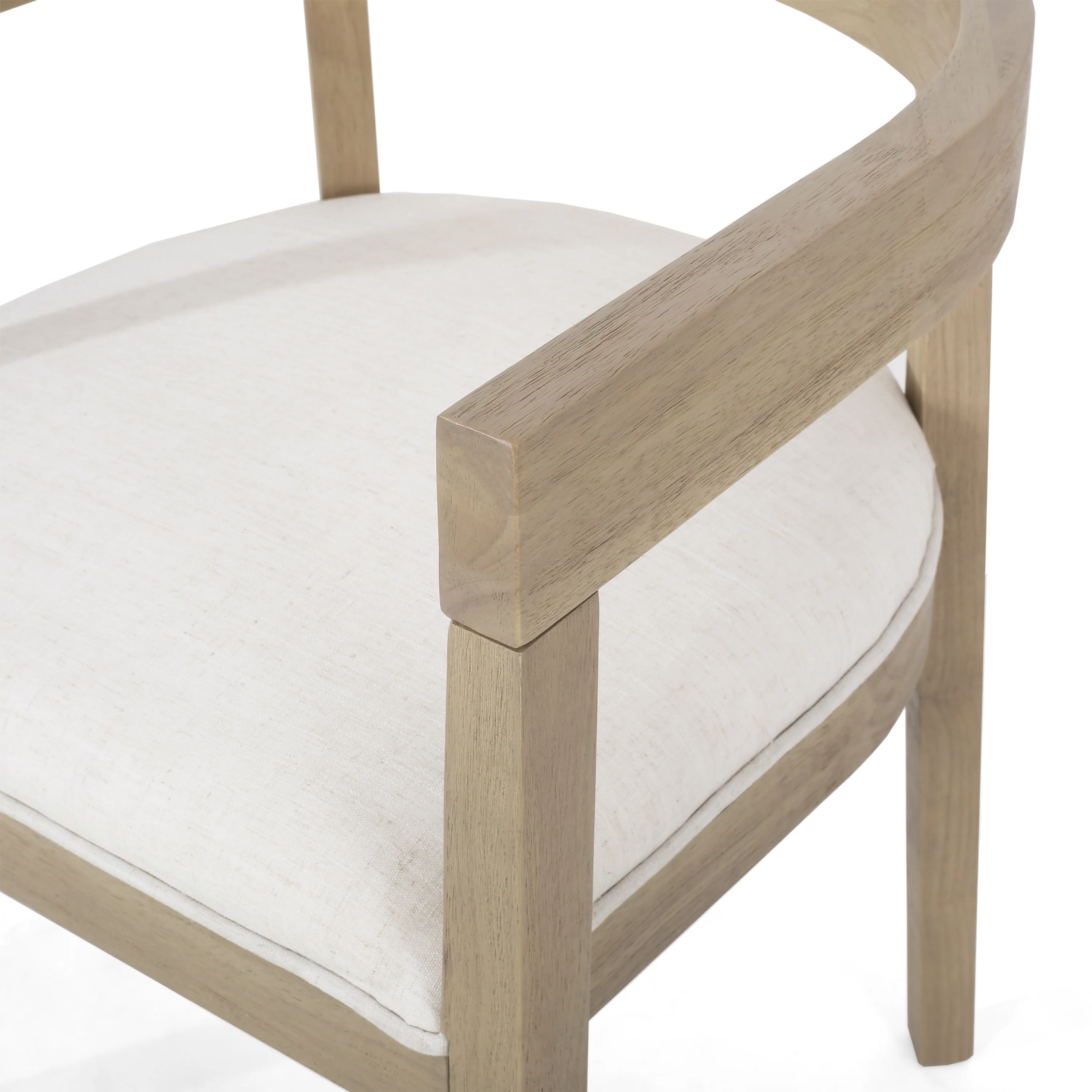 Ladieu Fabric Upholstered Wood 5 Piece Dining Set - furnishings