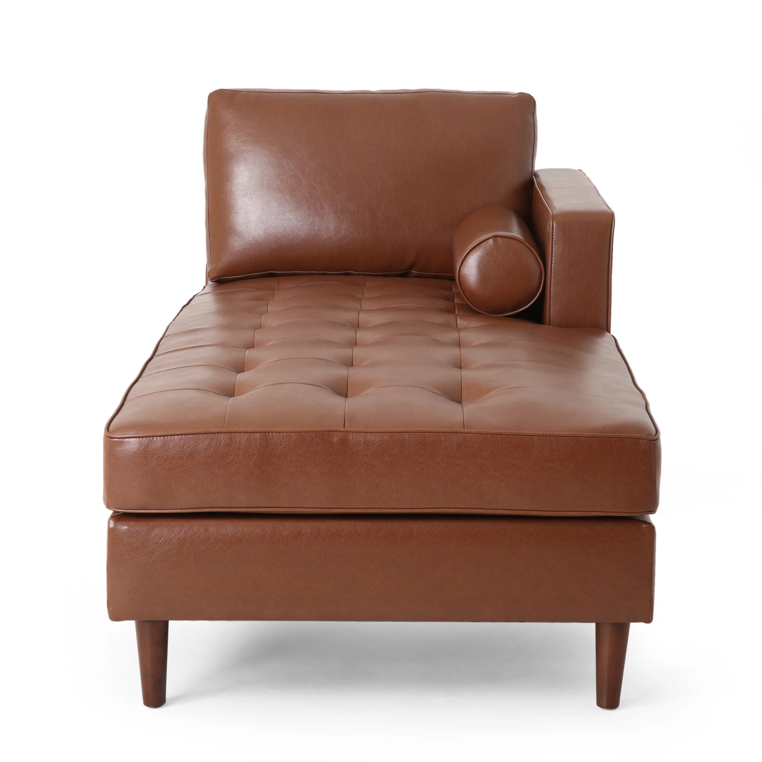 Lockbourne Contemporary Tufted Upholstered Chaise Sectional - furnishings