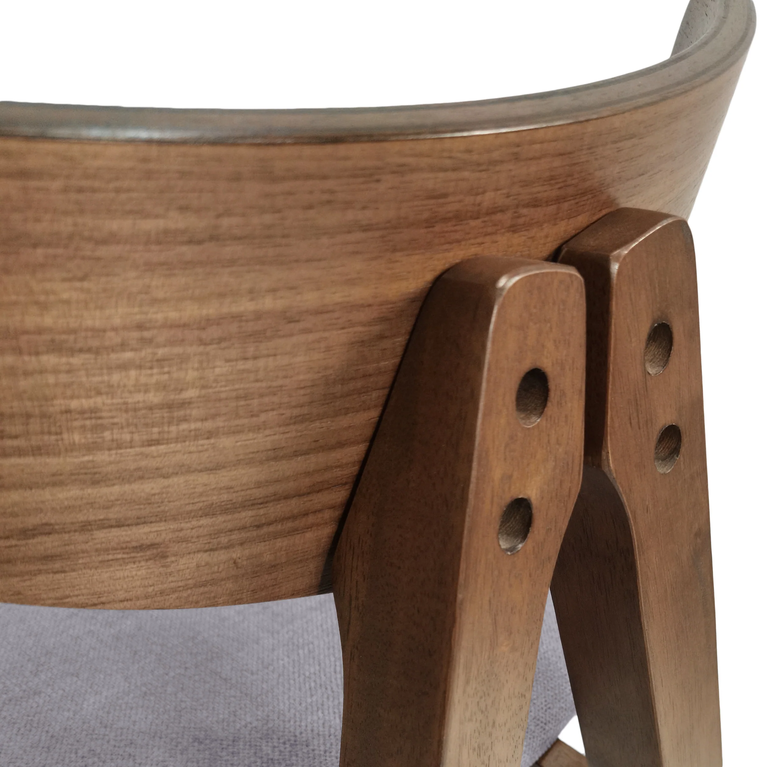 Sunapee Mid Century Modern Fabric Upholstered Wood 25 Inch Counter Stools (Set of 2) - furnishings