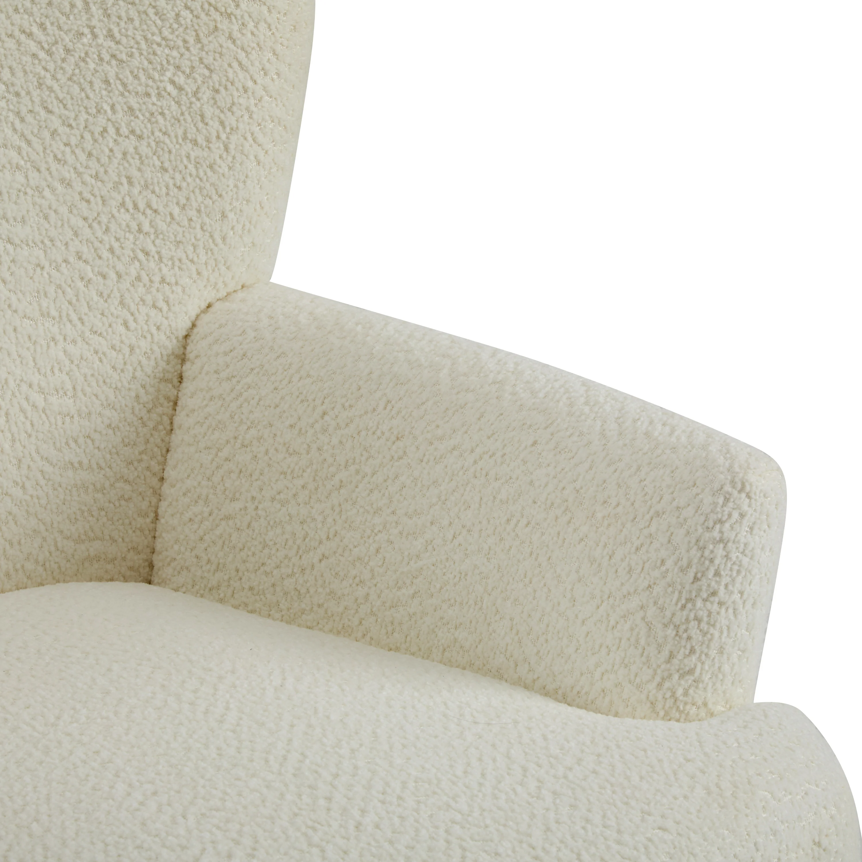 Calla Modern Birch Upholstered Club Chair, Off-White - furnishings