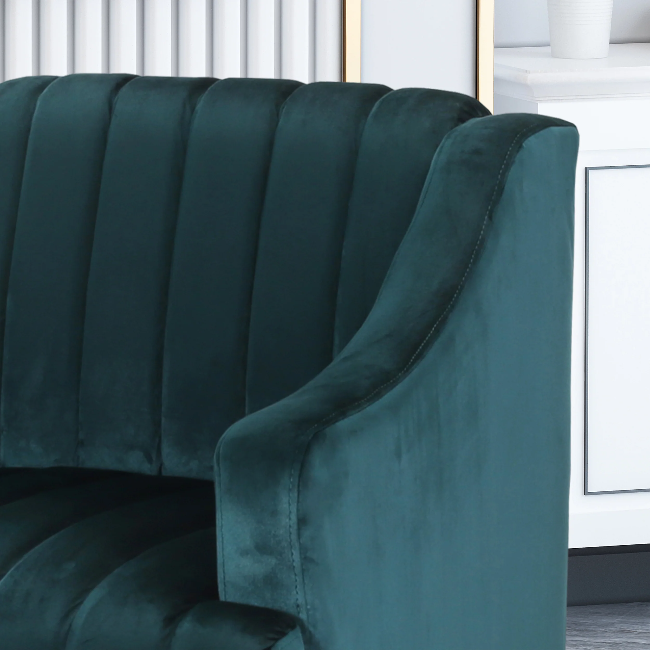 Envy Glam Velvet Club Chair - furnishings