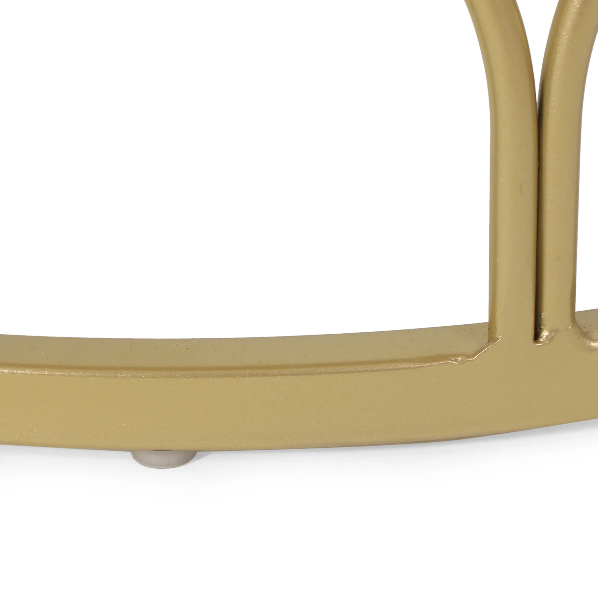 Tamarisk Modern Glam End Table, Champagne Gold - furnishings