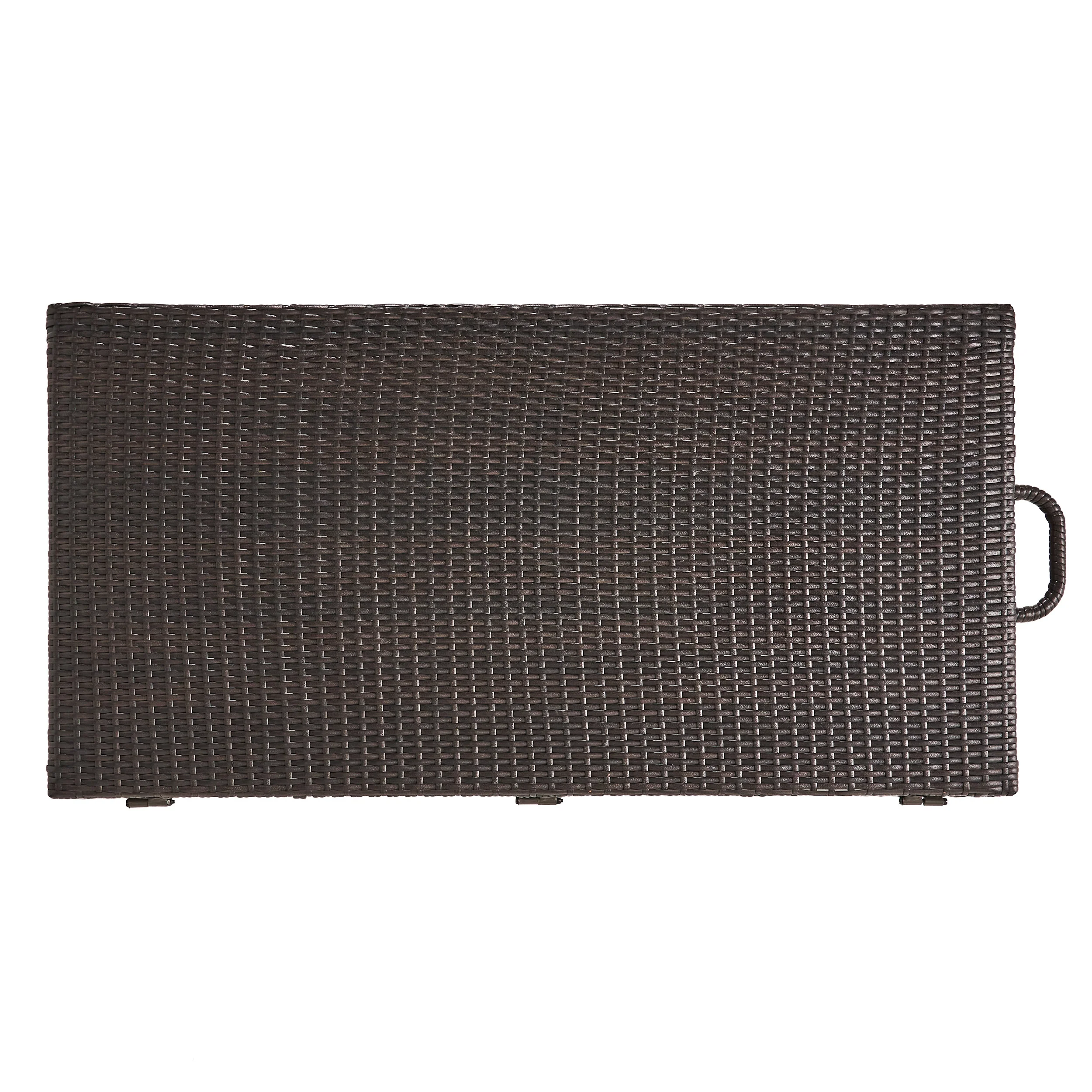 Freeport Brown Wicker Storage Bin - furnishings