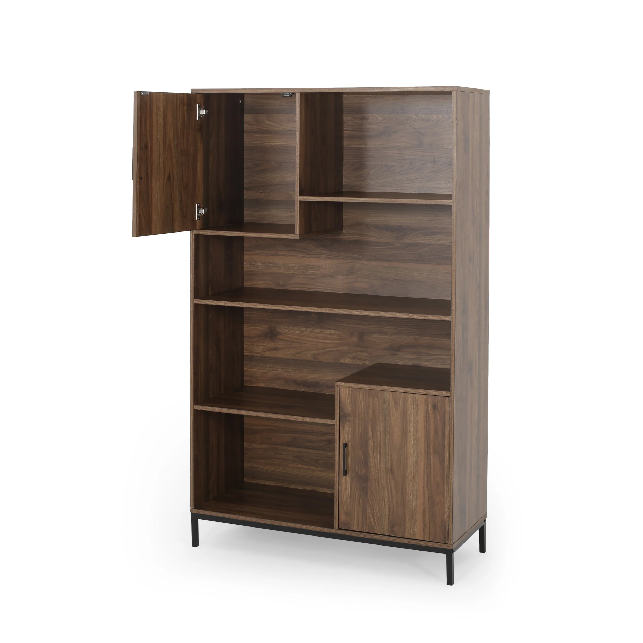Joaquin Bookcase With Storage Cabinet - furnishings