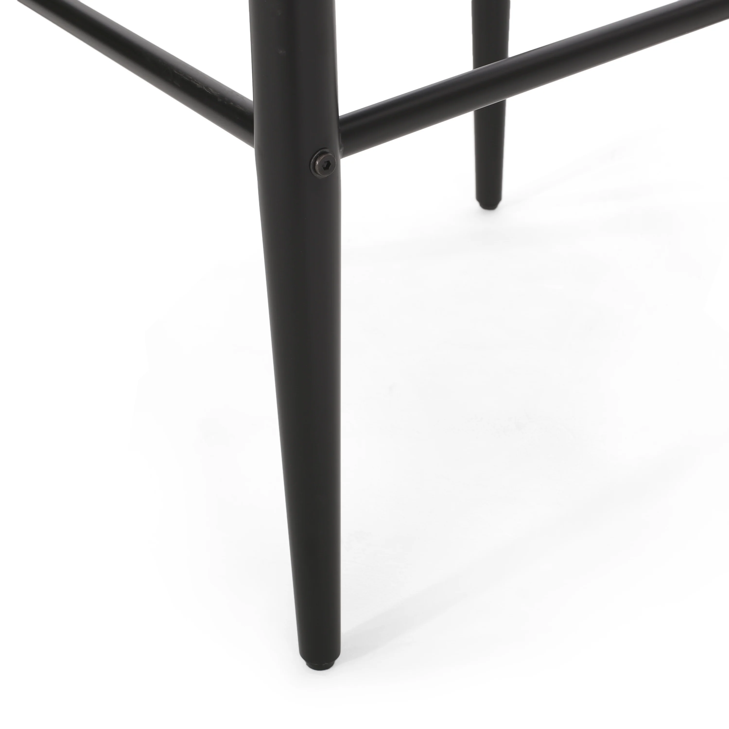 Camas Modern Fabric Upholstered Iron 30 Inch Barstools Set of 2 - furnishings
