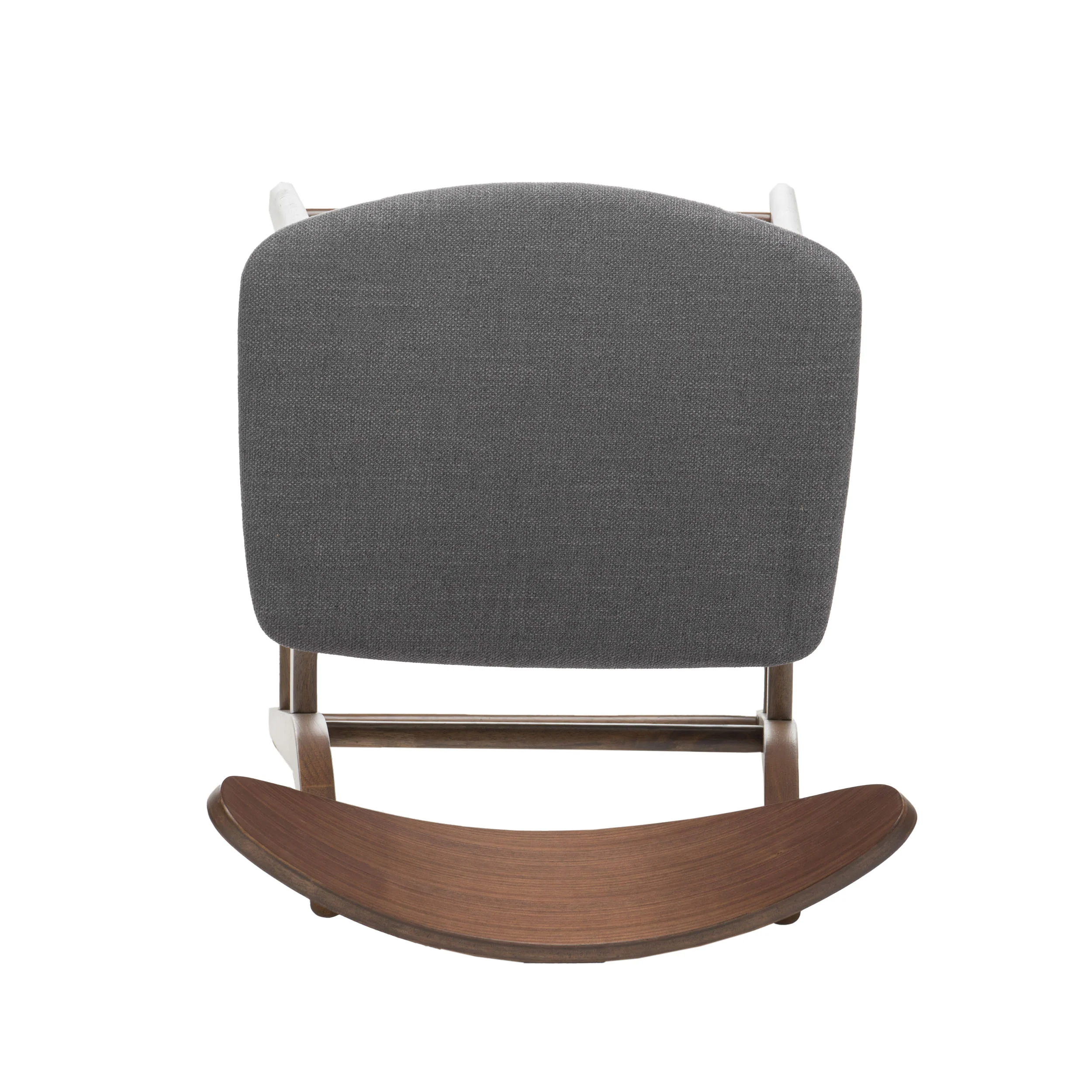 Molle Walnut Finish Mid-Century Modern 24-Inch Counter Stools (Set of 2) - furnishings