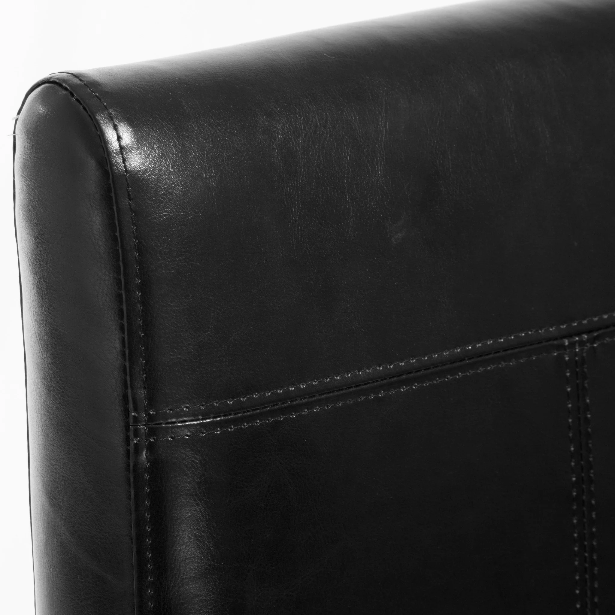 Percival T-Stitch Bonded Leather Dining Chairs (Set of 2) - furnishings