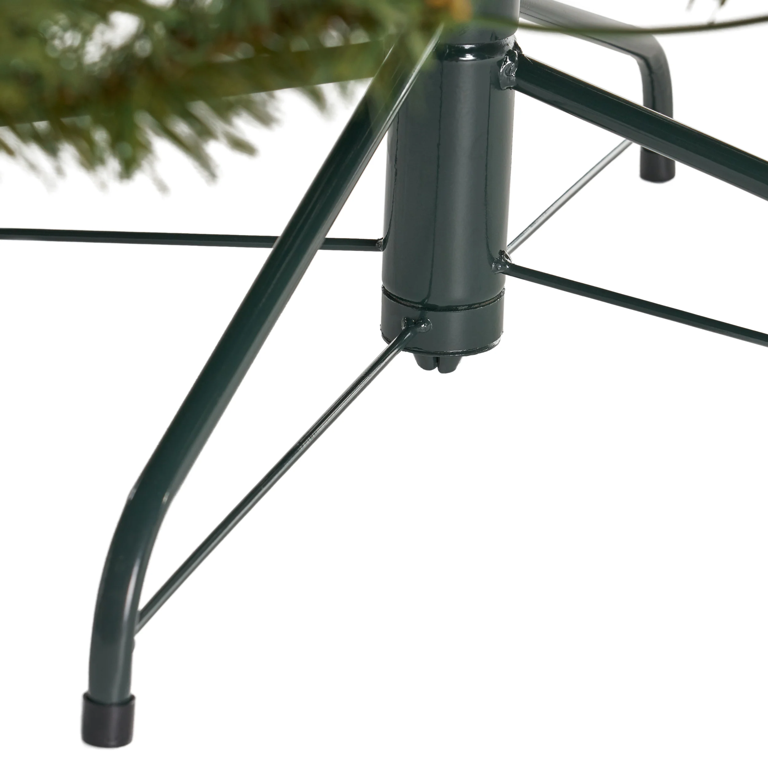 7-foot Noble Fir Hinged Artificial Christmas Tree - furnishings