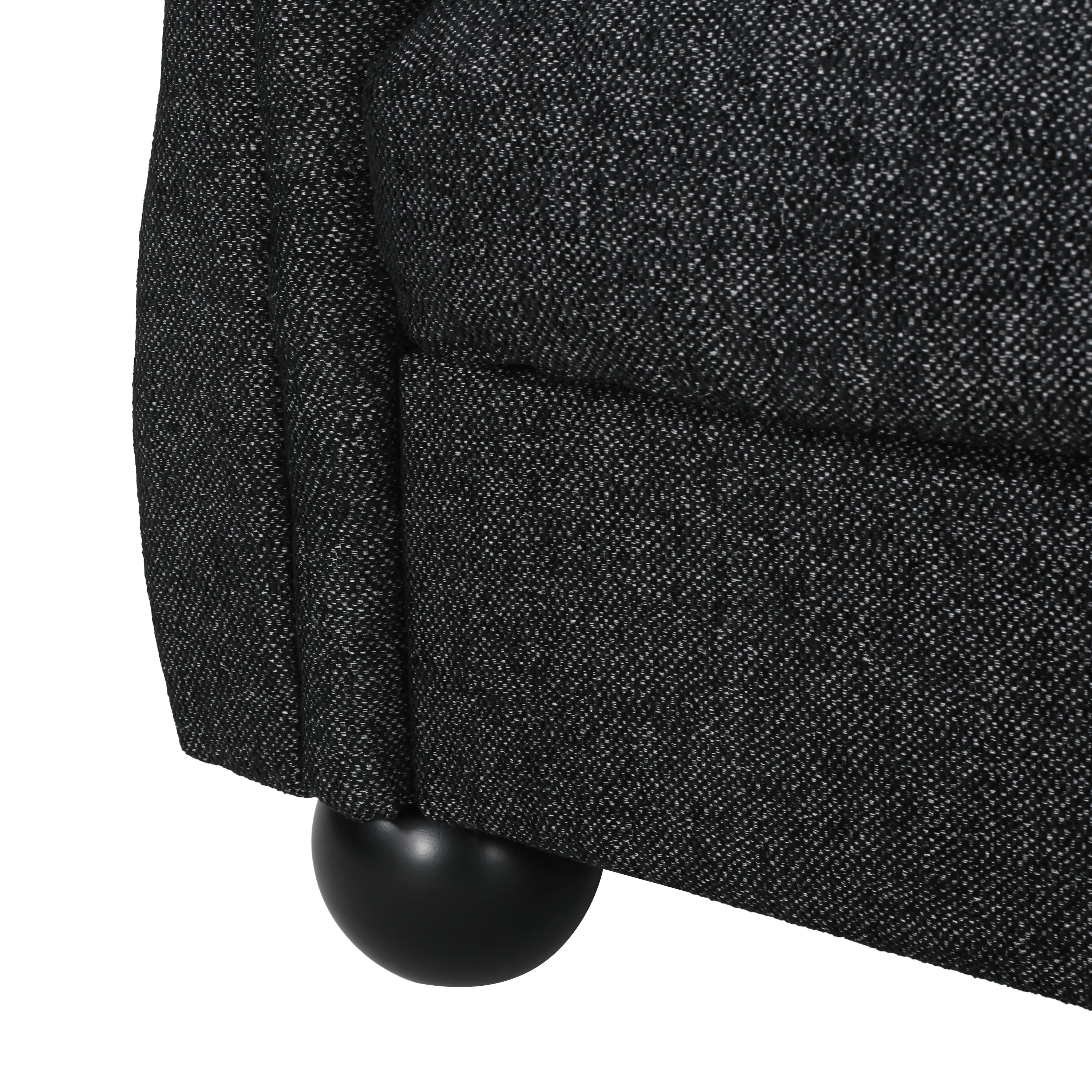 Nystrom Chesterfield Fabric Tufted 3 Seater Sofa - furnishings