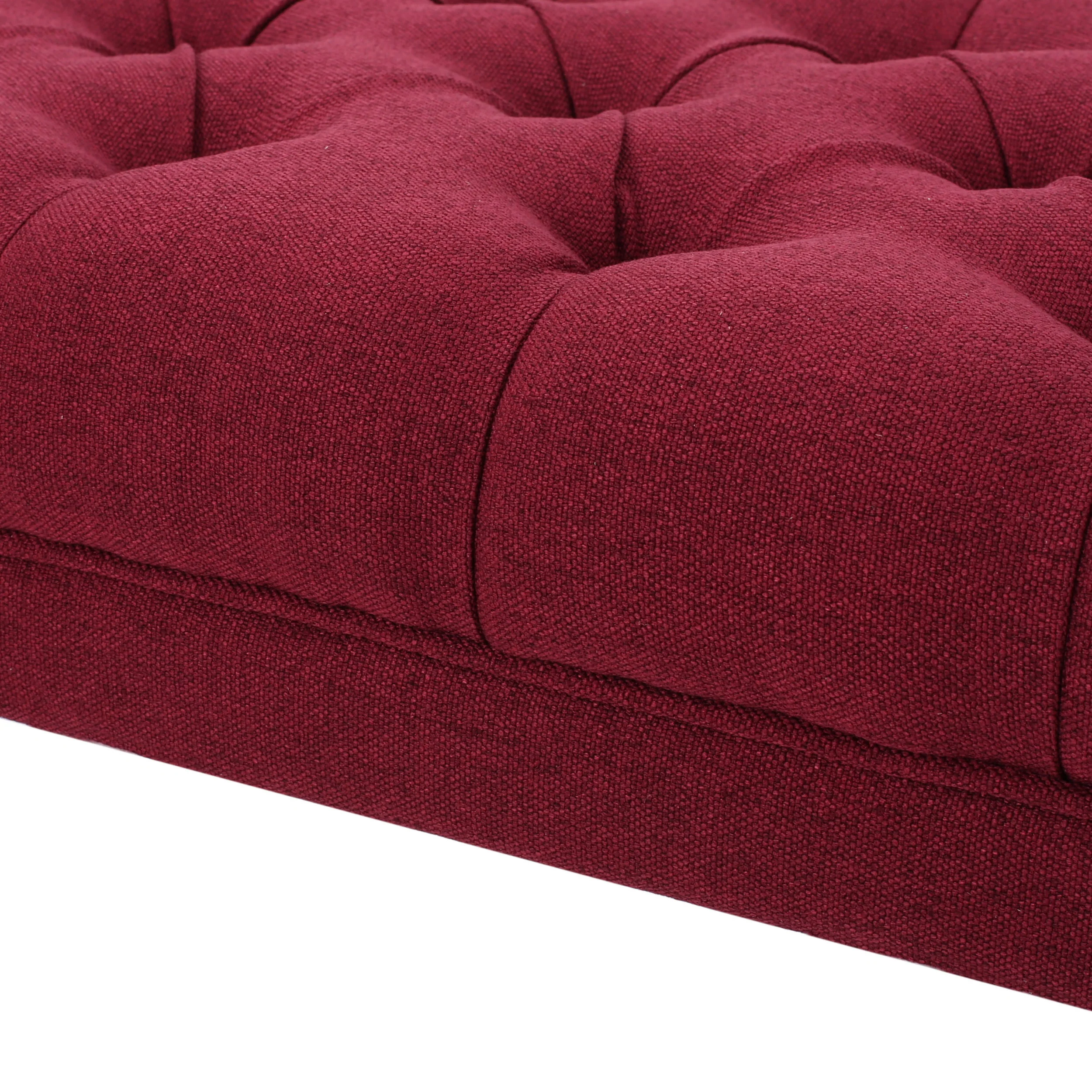 Reddington Tufted Fabric Ottoman Bench - furnishings