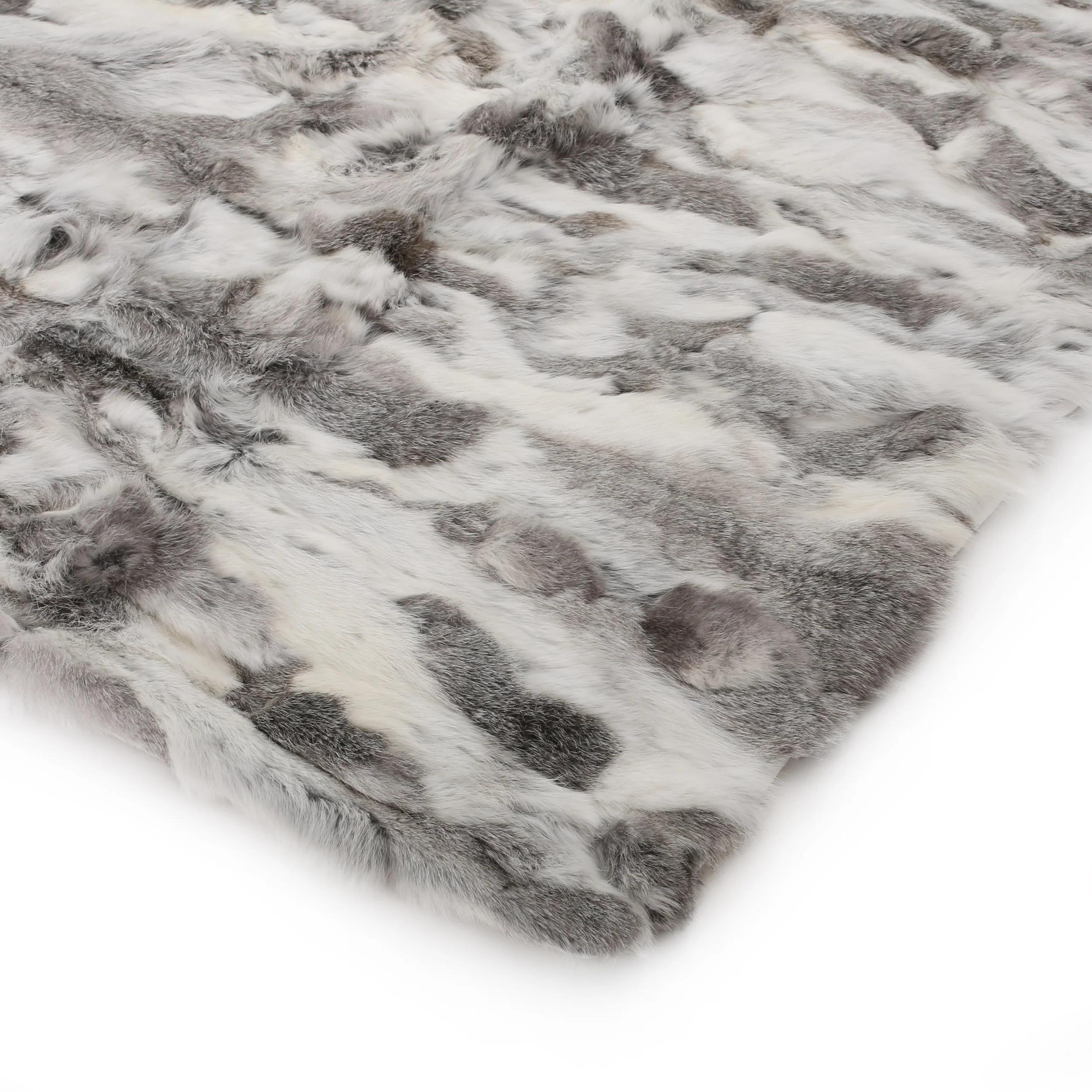 Lauren Glam Fur Throw Blanket - furnishings