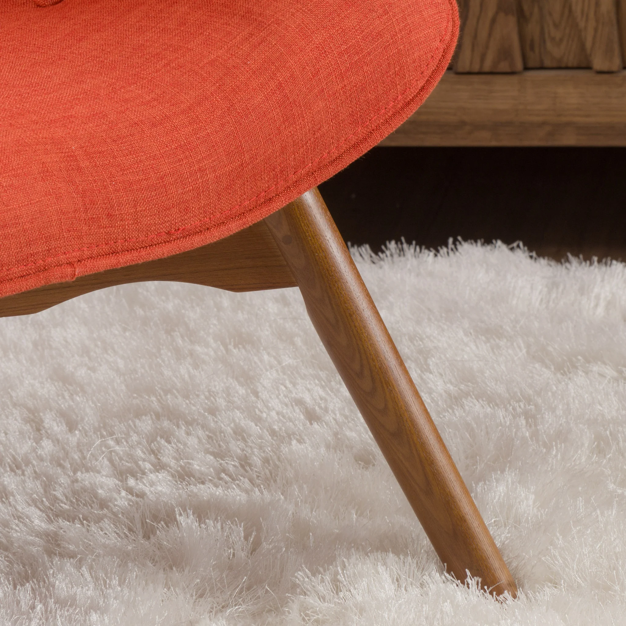 Acantha Mid Century Modern Contour Accent Lounge Chair - furnishings