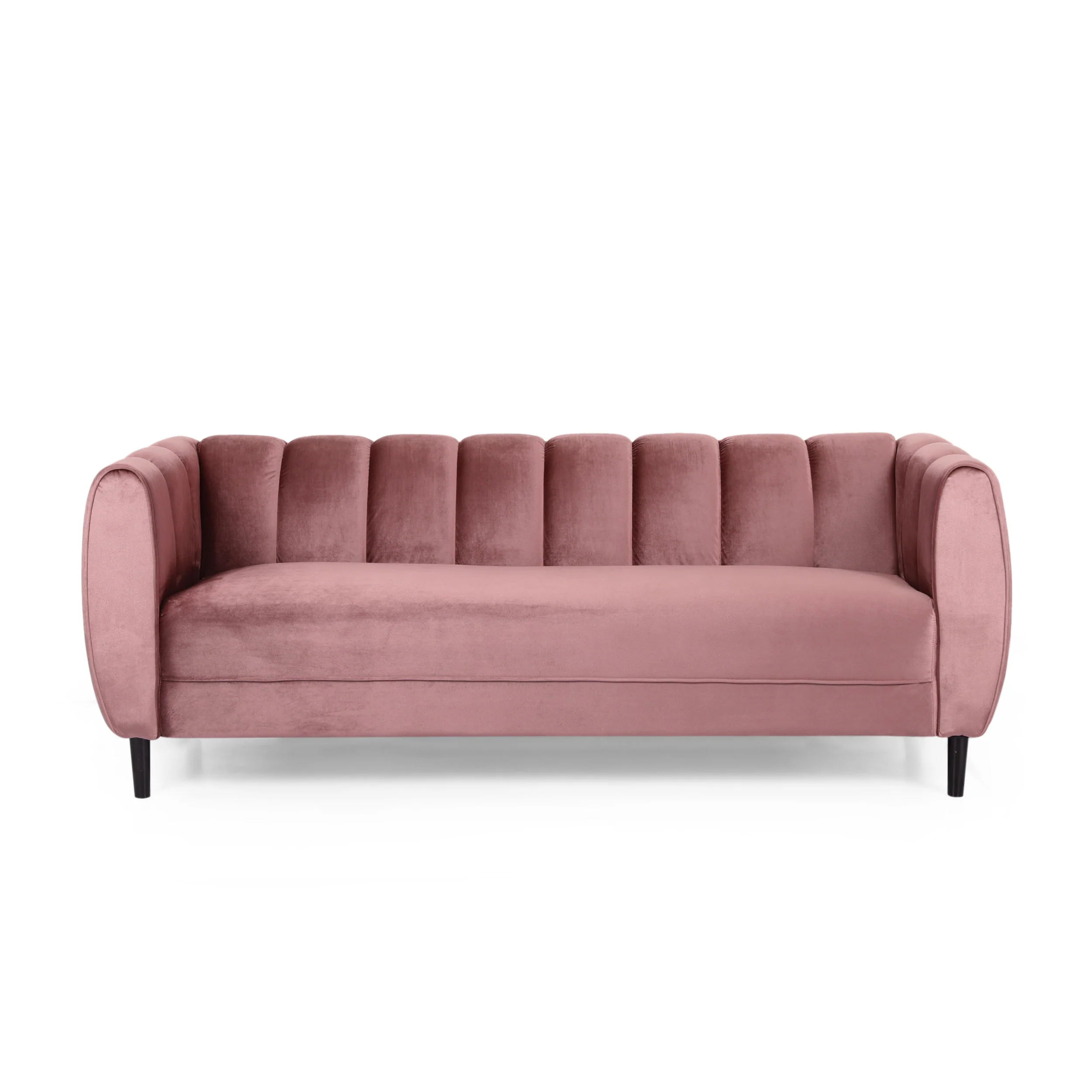 Karimah Modern Velvet 3 Seater Sofa - furnishings