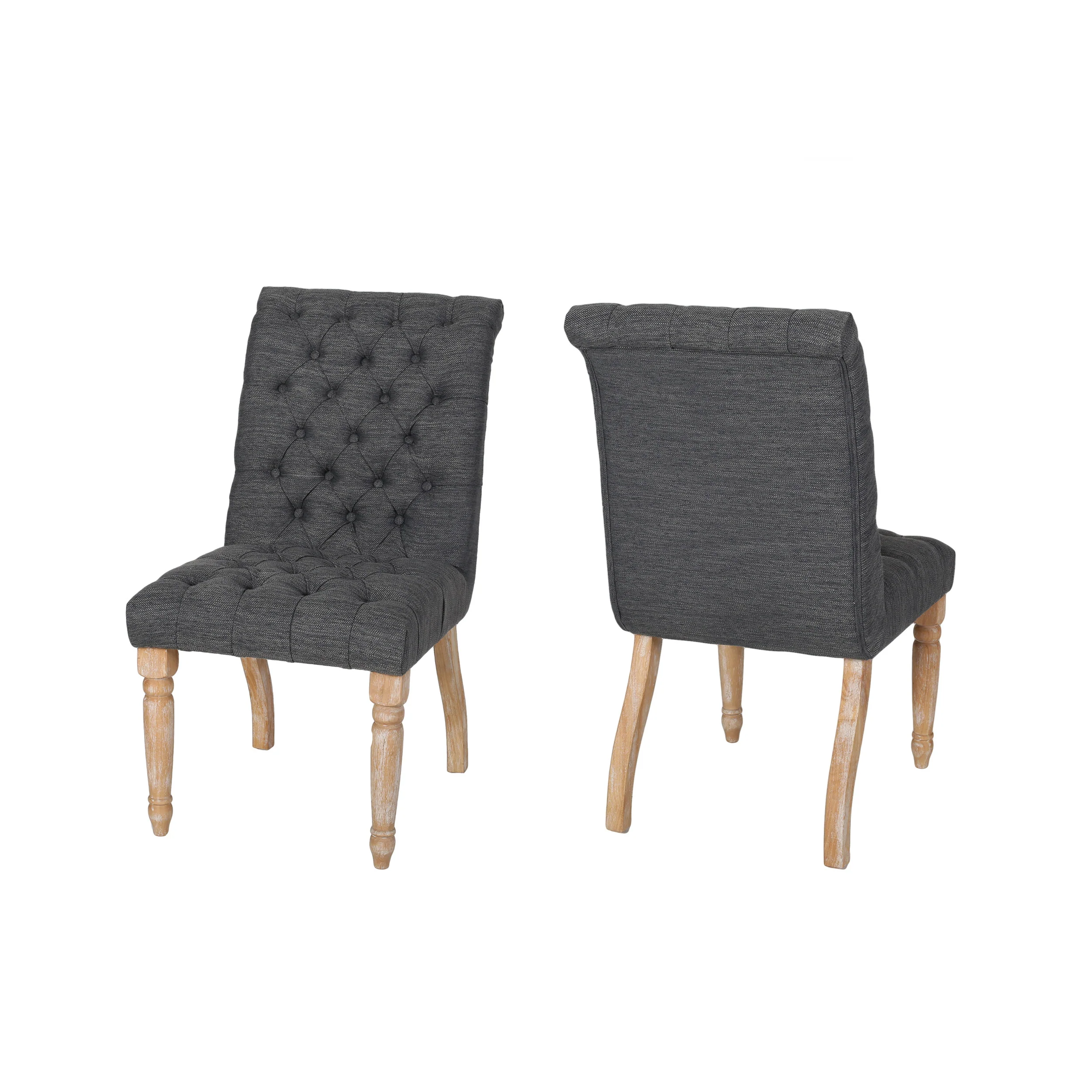 Terrance Tufted Fabric Dining Chair (Set of 2) - furnishings