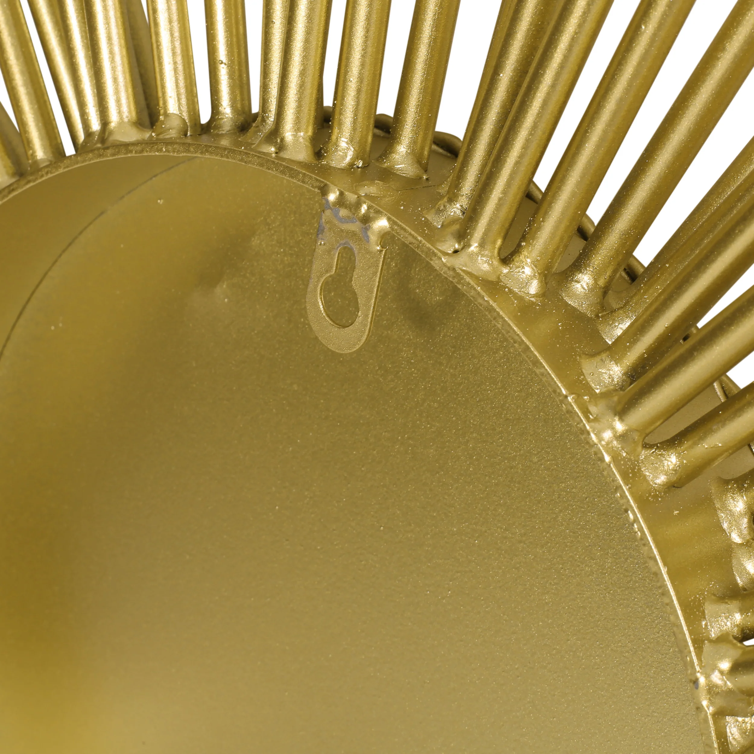Holasek Modern Glam Sunburst Wall Mirror, Gold - furnishings