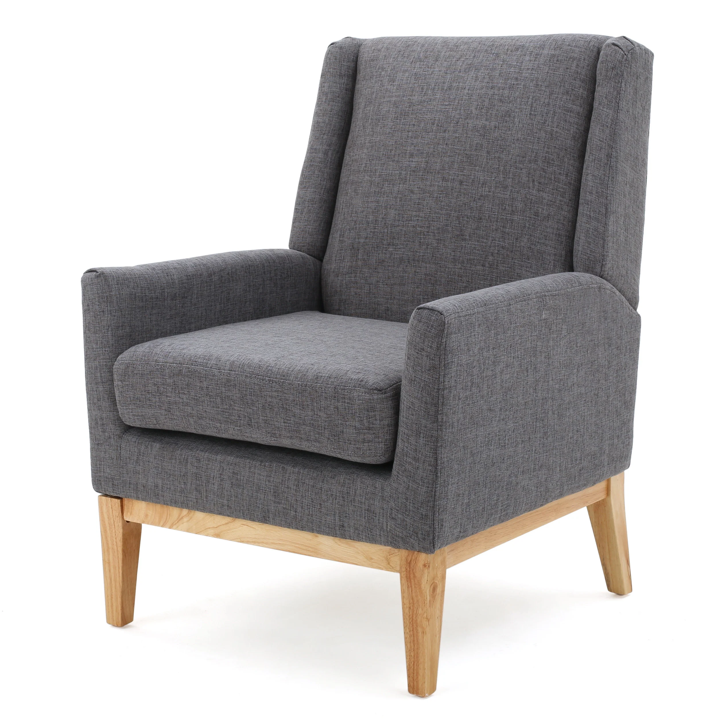 Kronen Mid Century Design Fabric Accent Chair - furnishings