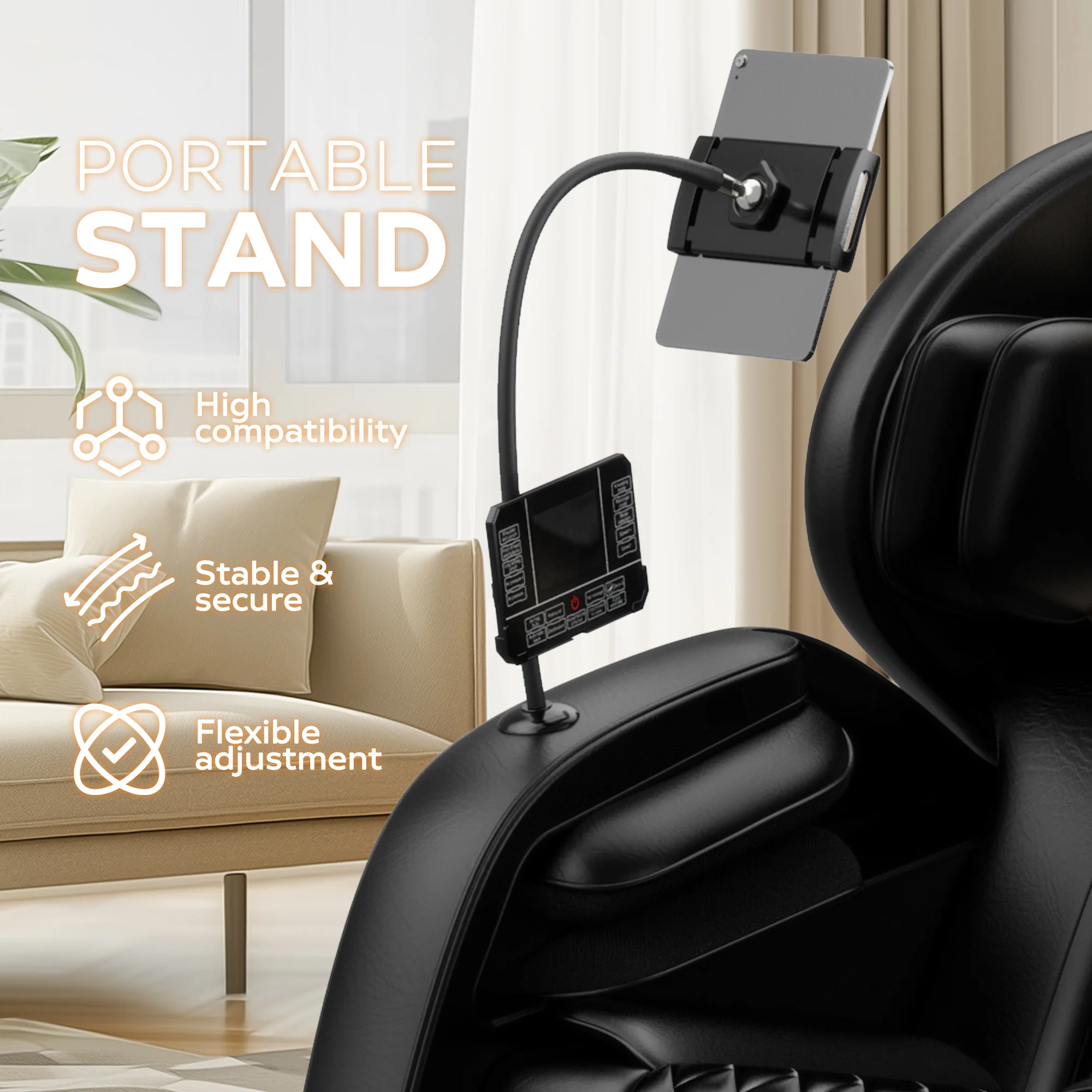 2024 Premium Massage Recliner with Zero Gravity and Air Pressure - furnishings