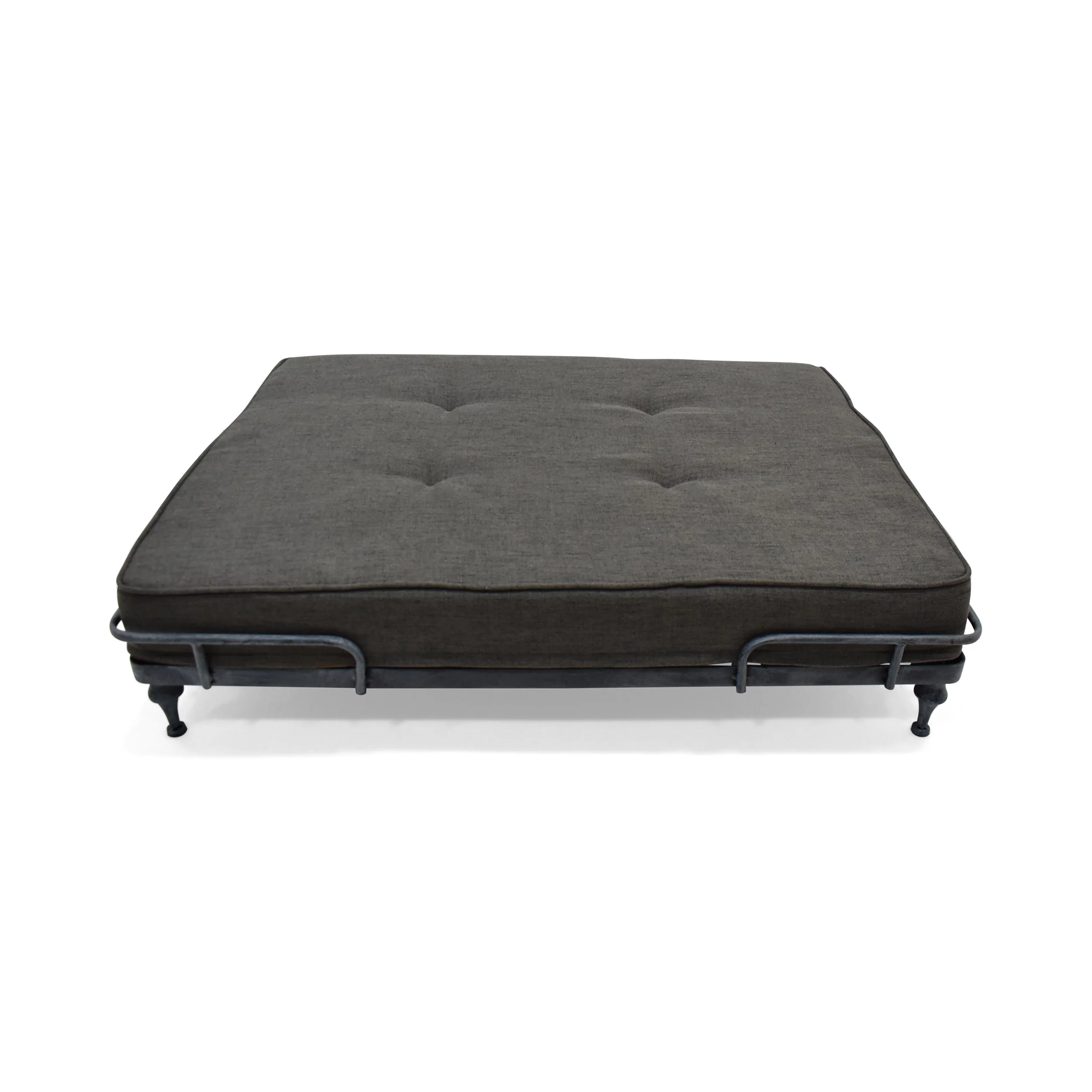 Elvis Industrial Pet Bed, Dark Gray and Brushed Gray - furnishings