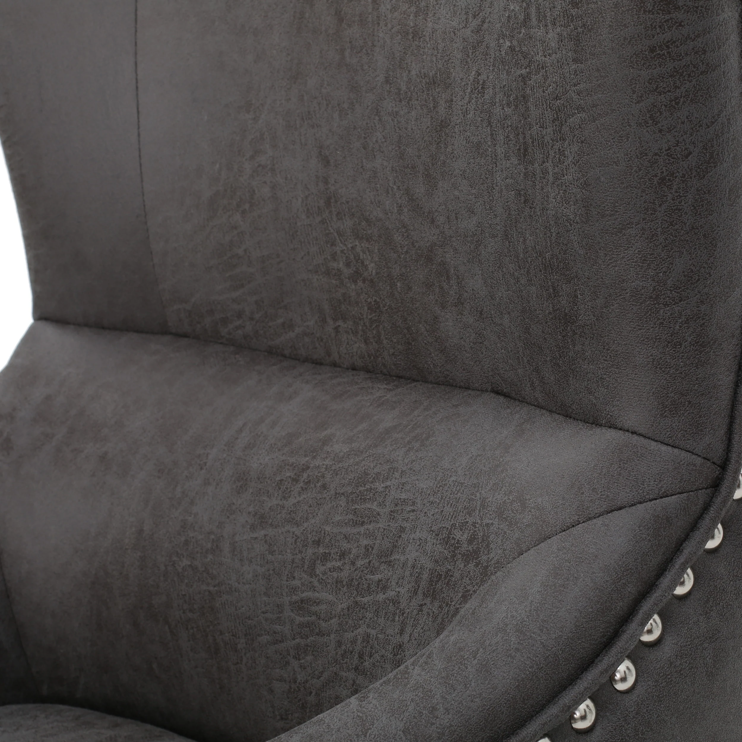 Salerno Microfiber High Back Wingback Club Chair - furnishings