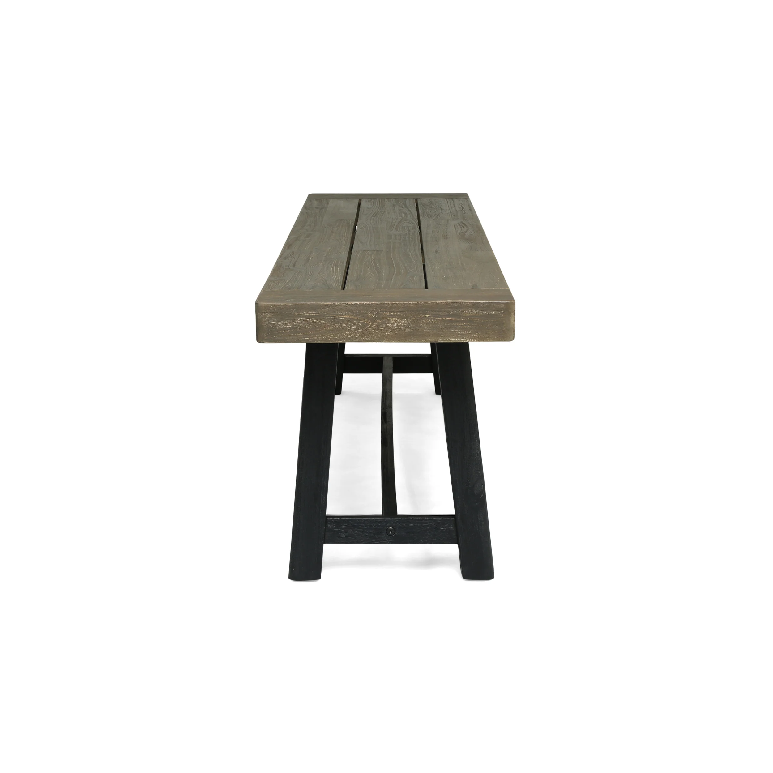 Toby Outdoor Acacia Wood Bench - furnishings
