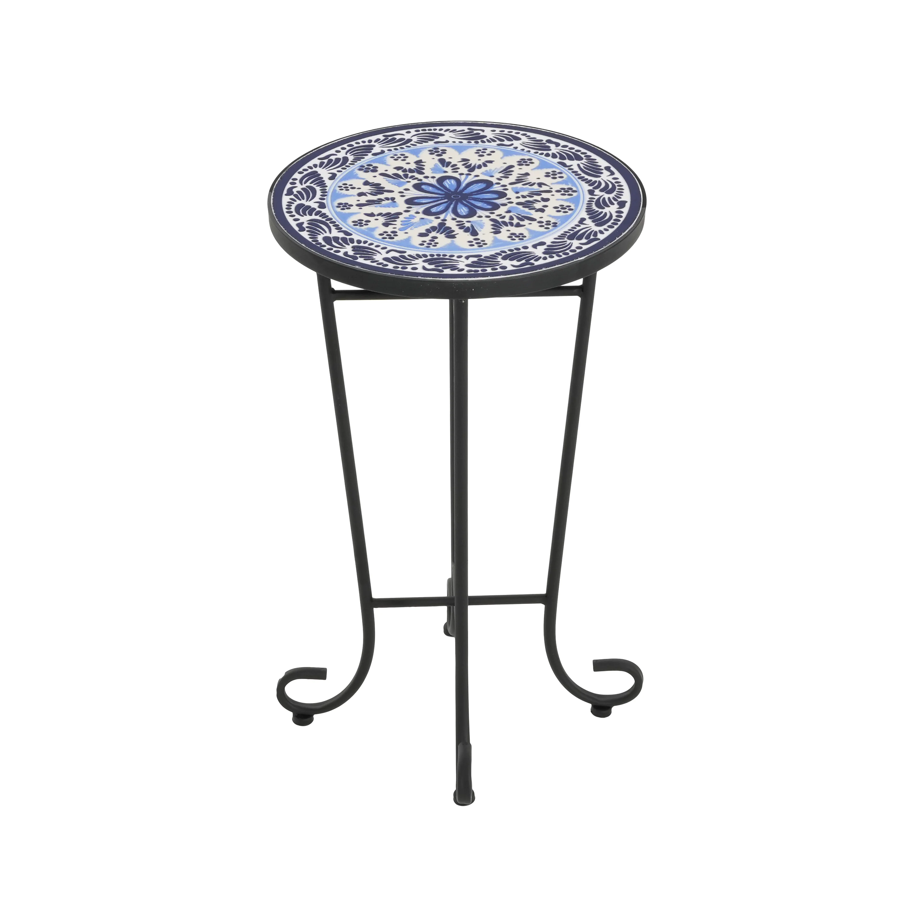 Cassian Outdoor Patio Round Side Table - furnishings