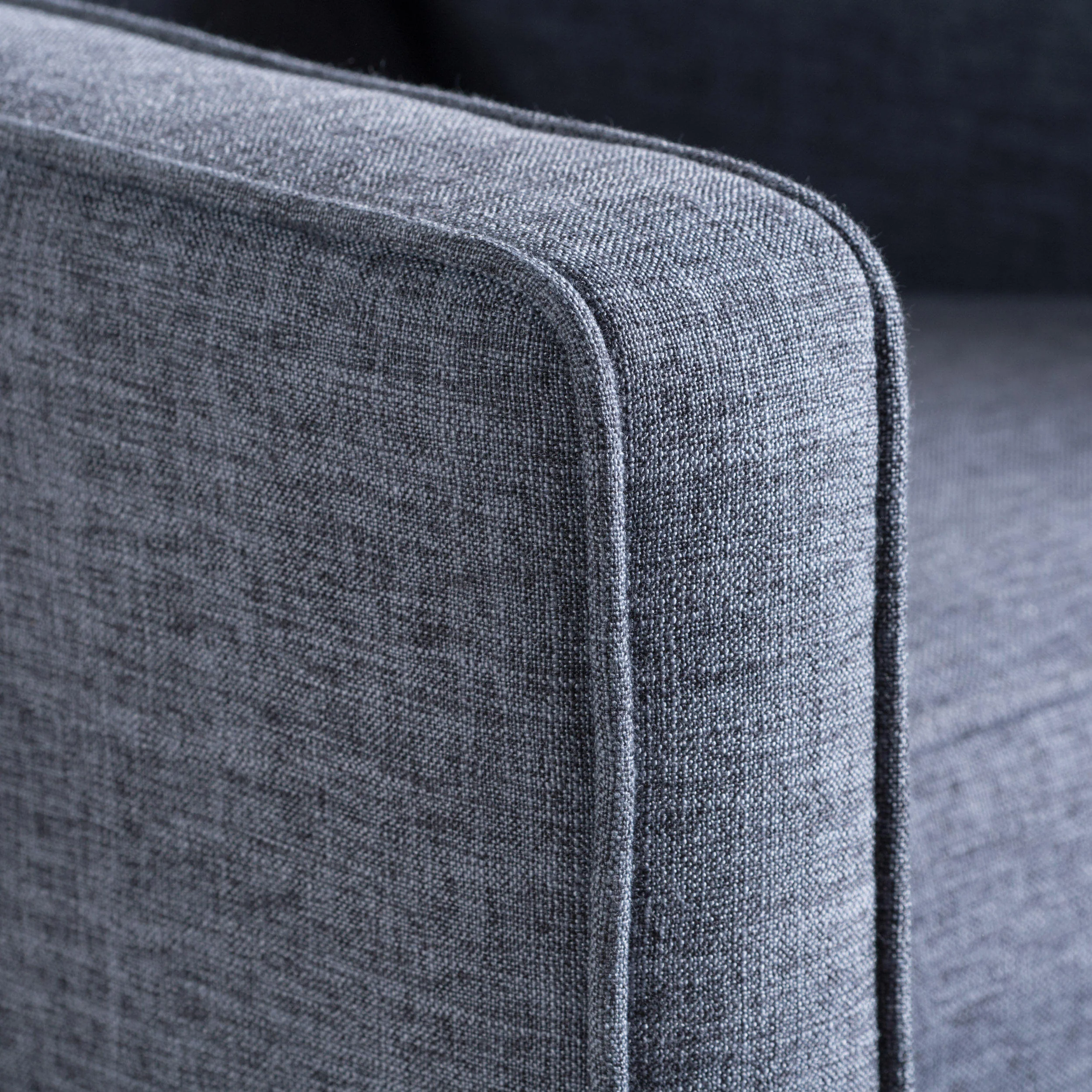 Macedonia Mid Century Modern Tufted Back Fabric Recliner - furnishings