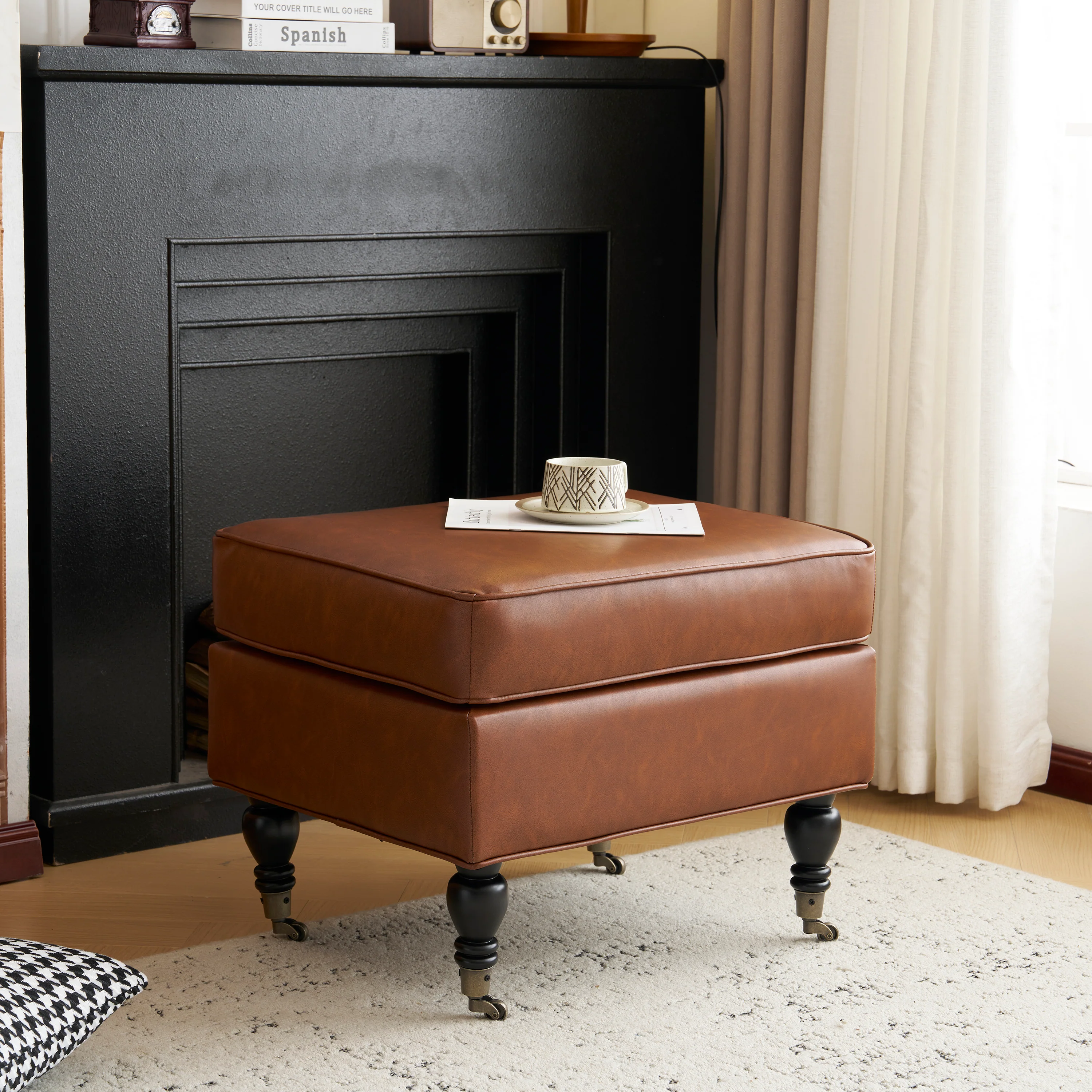 Thorian Tray Top Storage Ottoman - furnishings