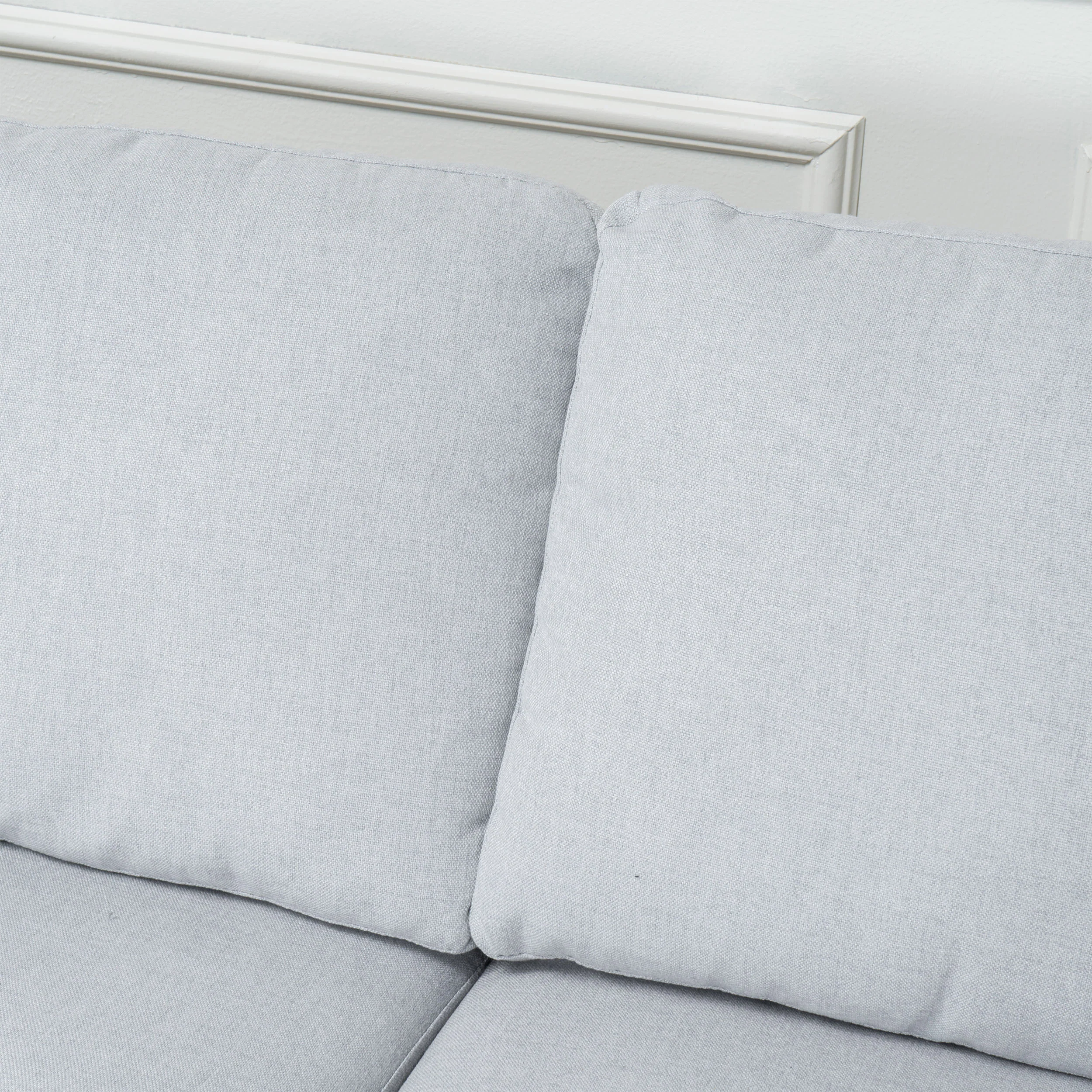 Bridger Fabric Sectional Couch with Storage Ottoman - furnishings