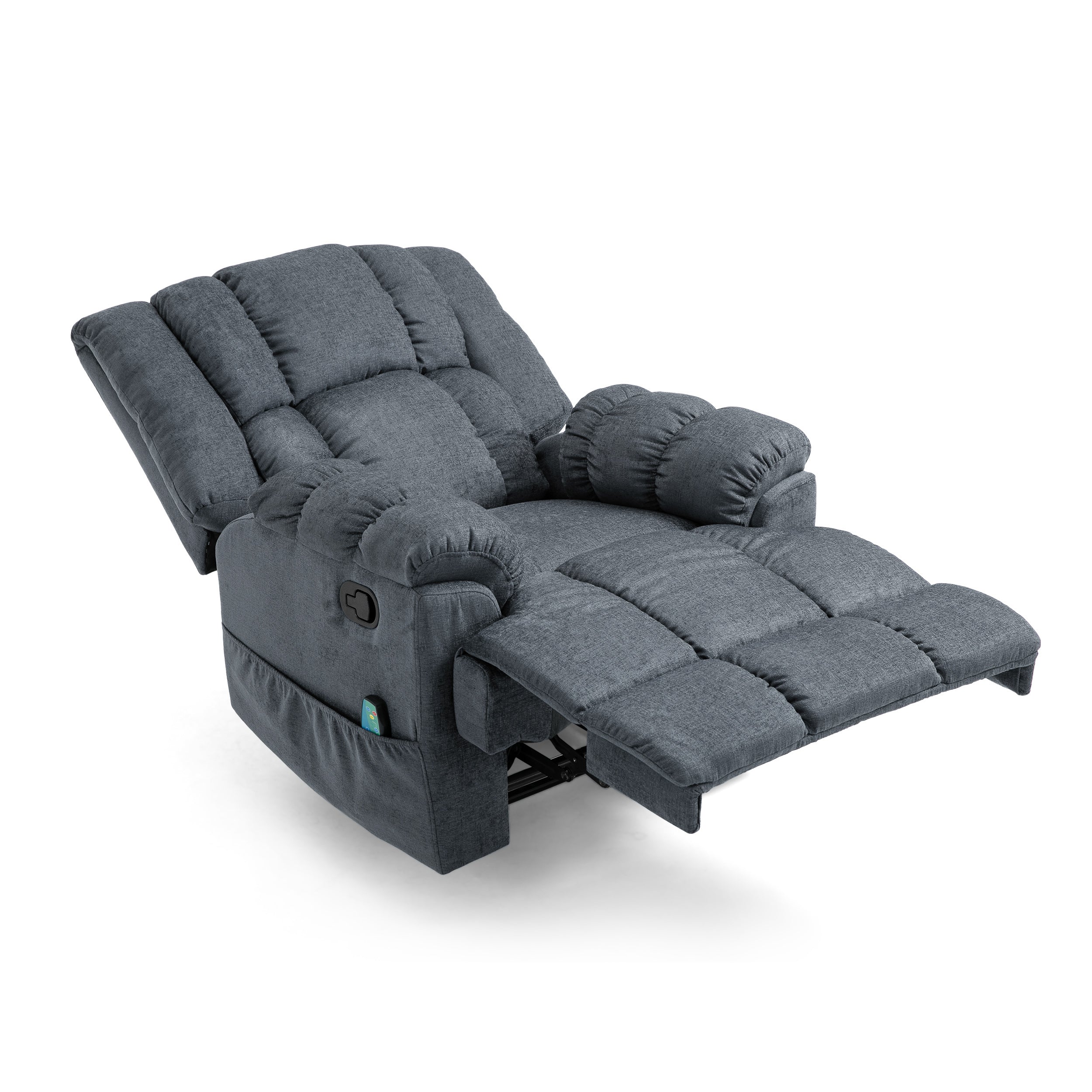 Siloam Contemporary Pillow Tufted Massage Recliner - furnishings