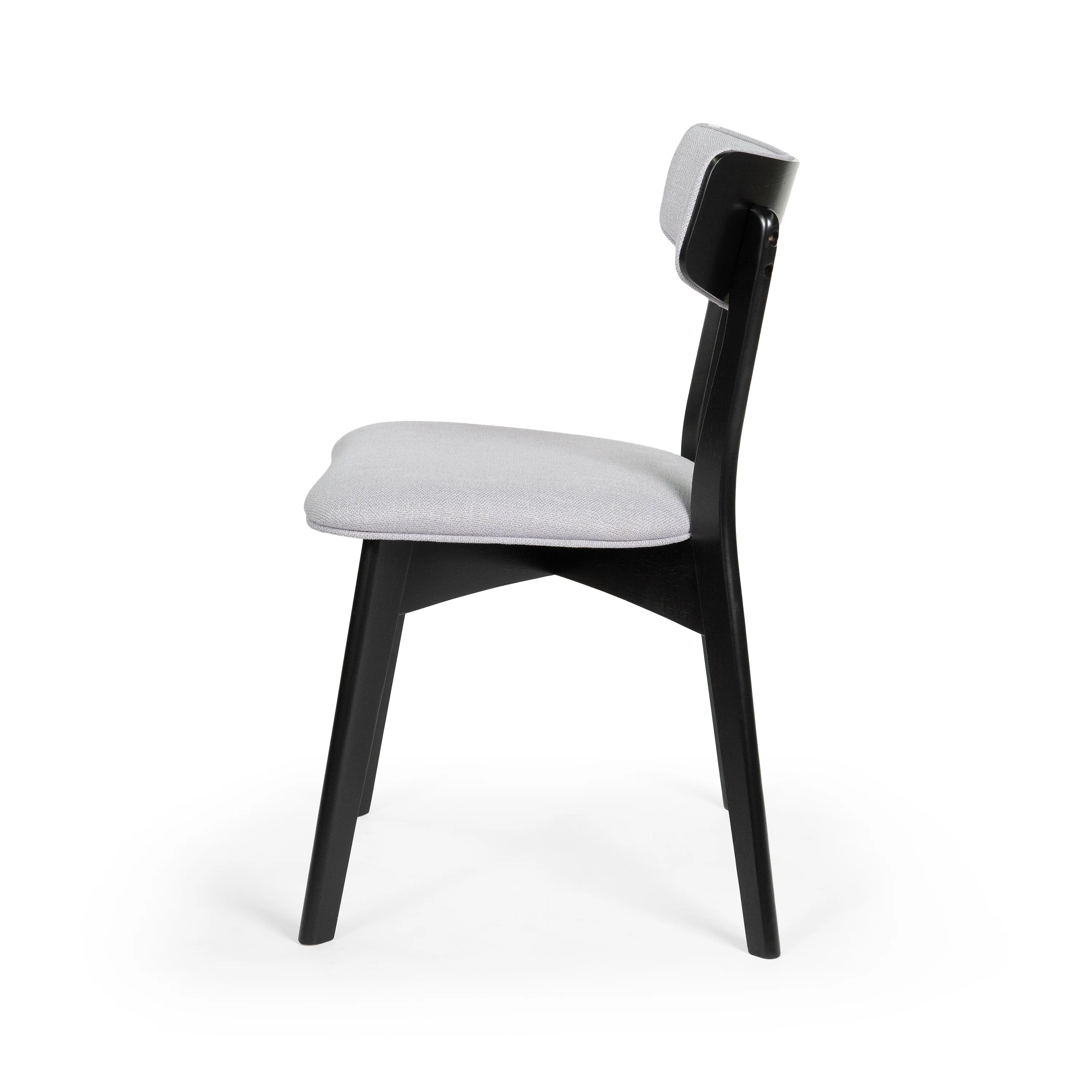 Crystal Mid Century Modern Fabric Upholstered Dining Chairs, Set of 2 - furnishings