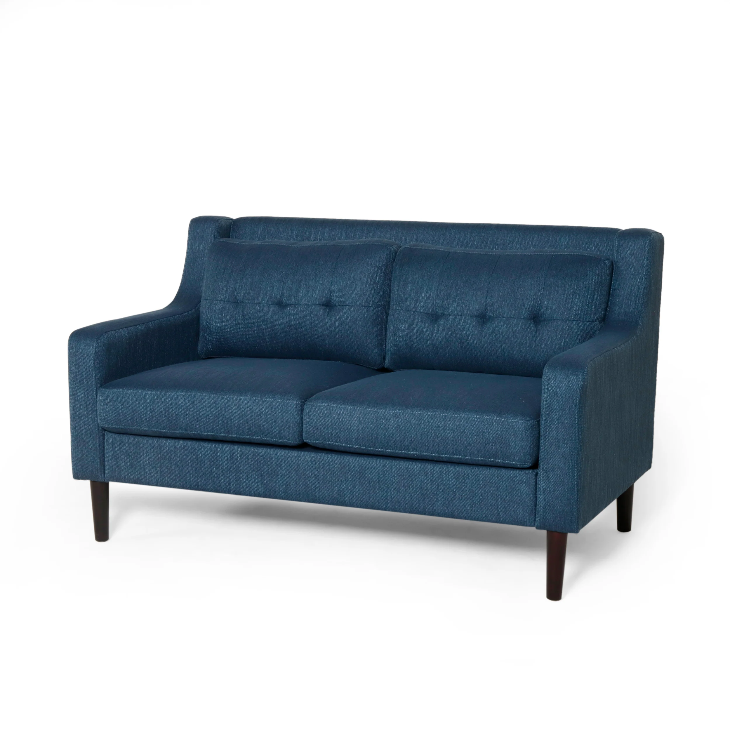 Anaysha Contemporary Fabric Loveseat - furnishings