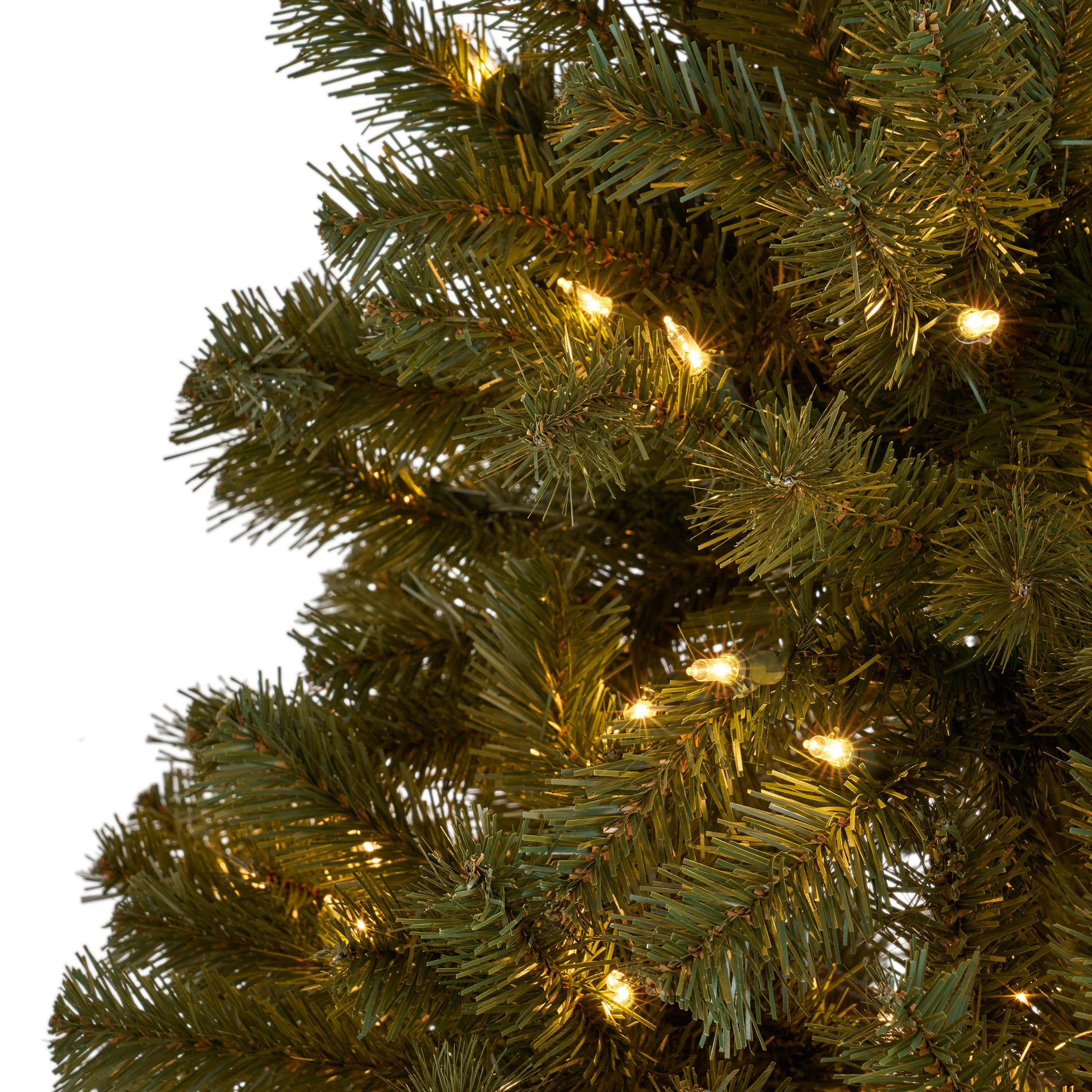 4.5-foot Noble Fir Hinged Artificial Christmas Tree - furnishings