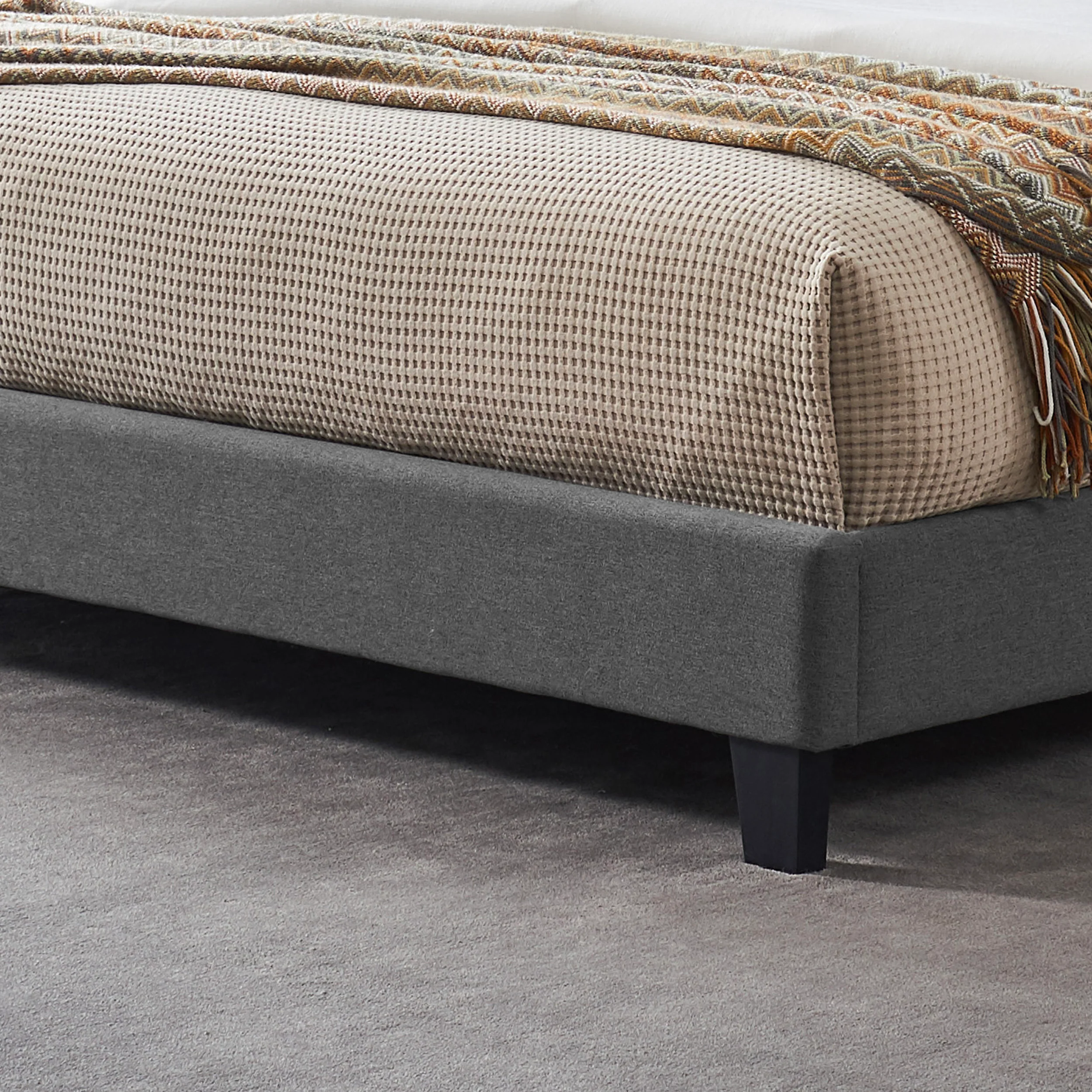 Salome Contemporary Upholstered King Bed Platform - furnishings